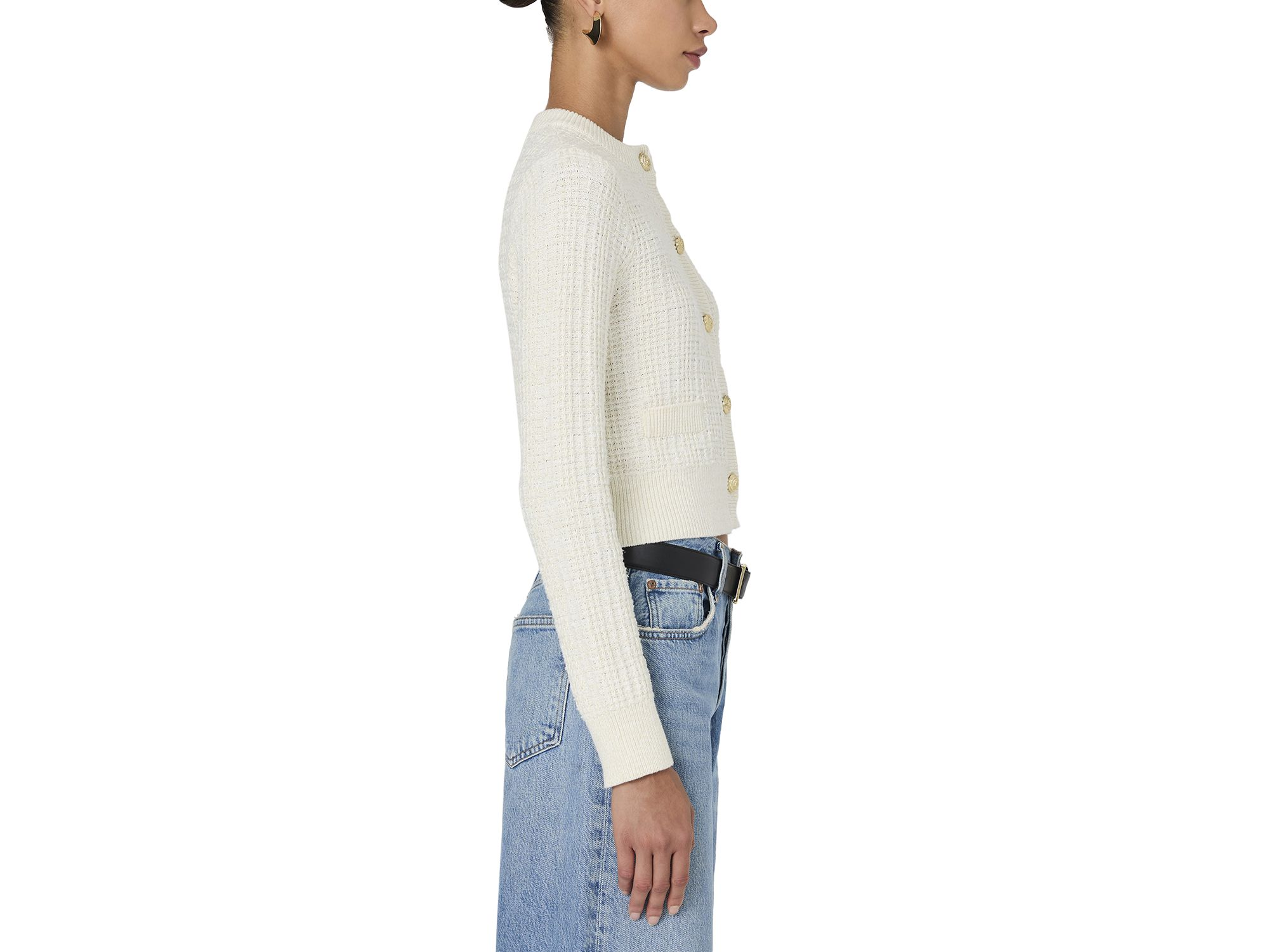 Lurex Tweed Cardigan — Image 7