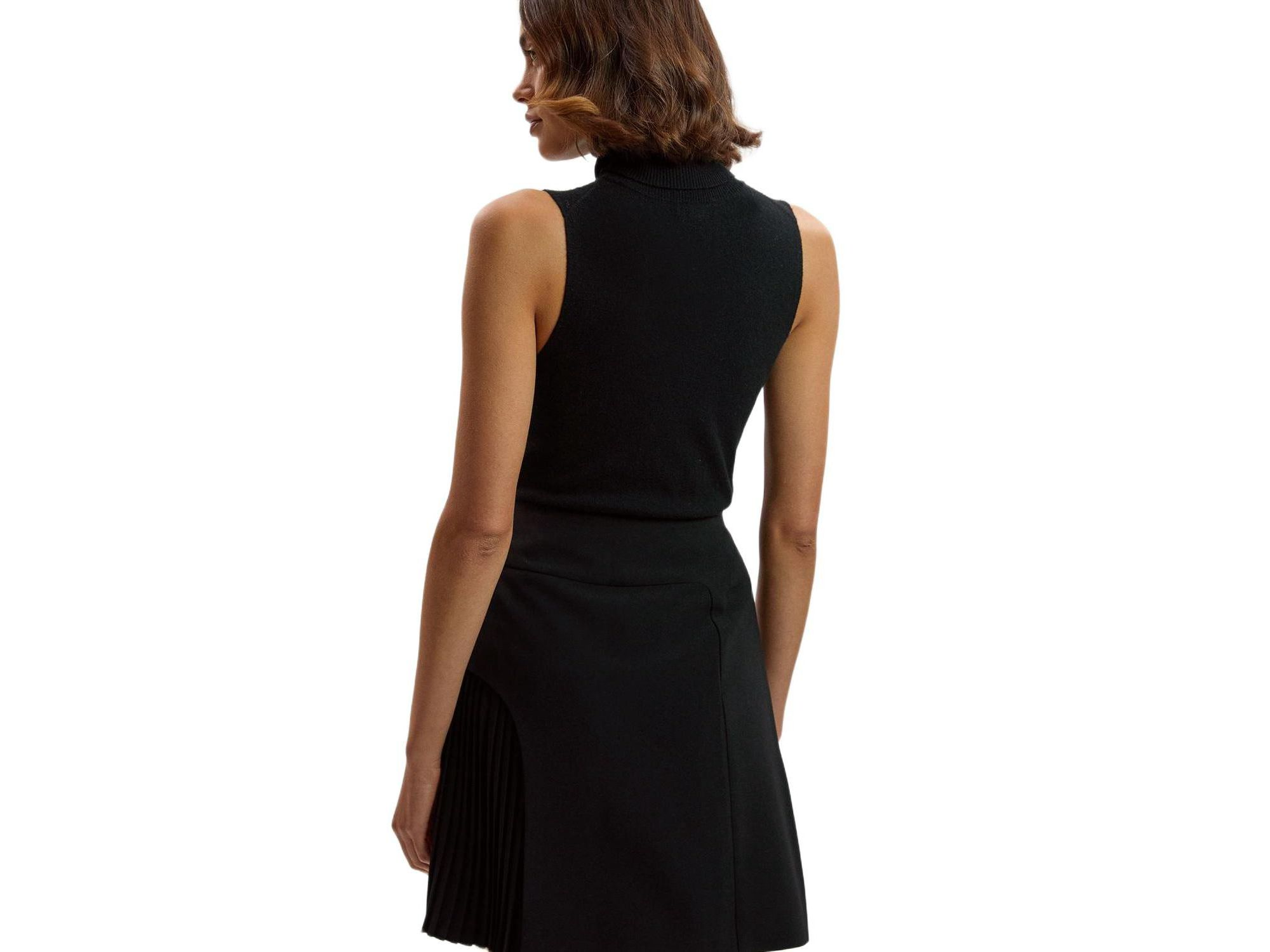 Buckle Pleated Mini Skirt — Image 4