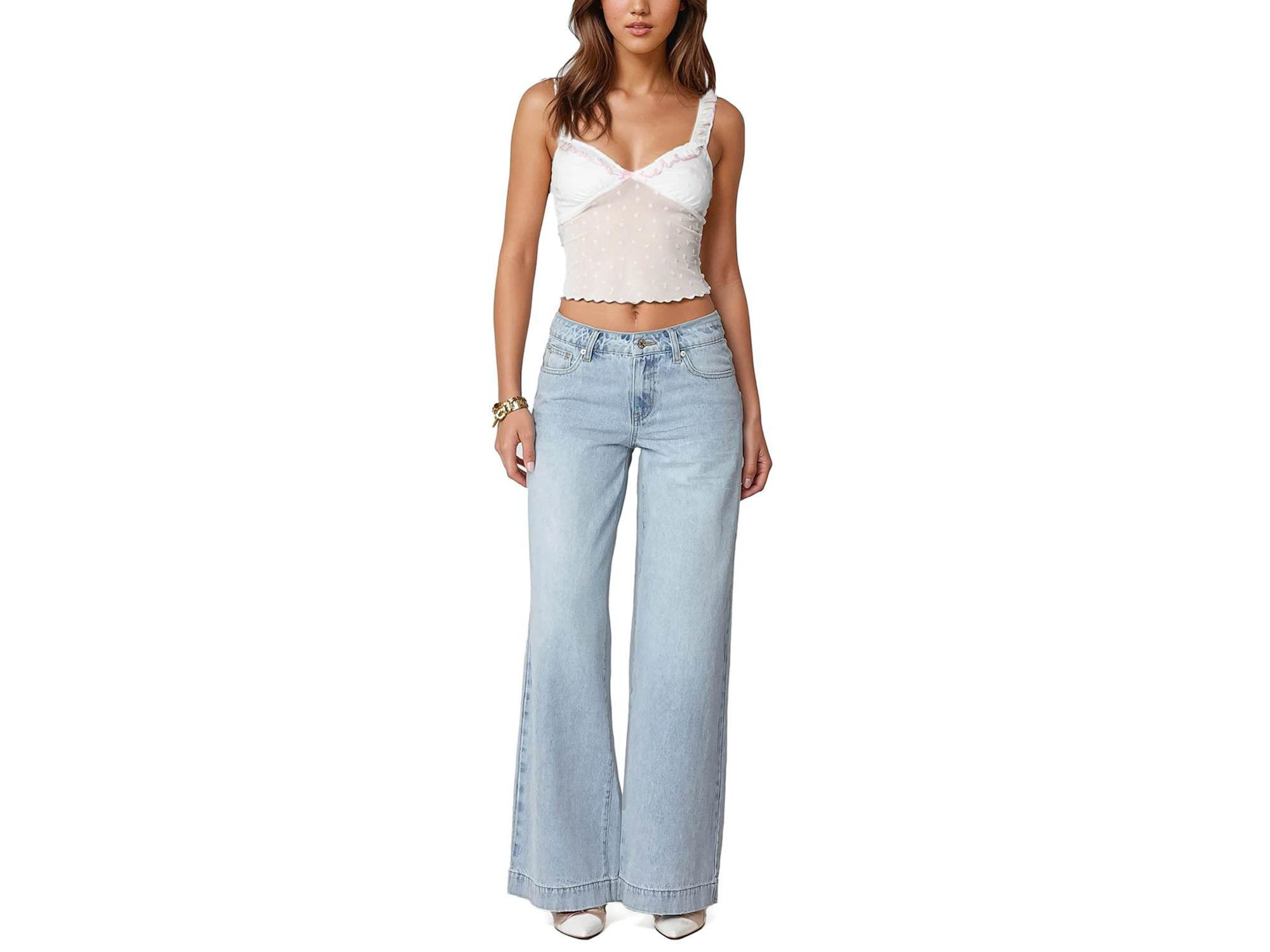 Posey Sheer Tank Top — Image 3