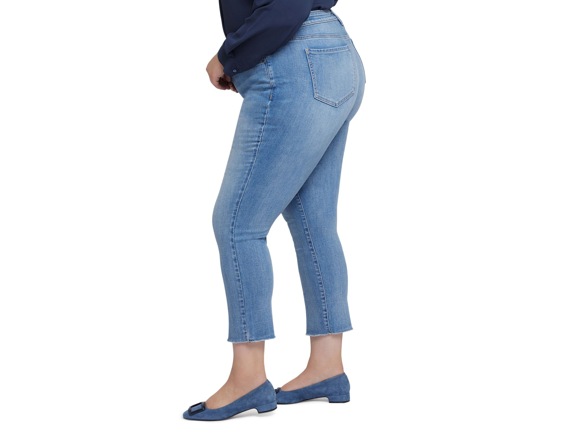 Sheri High Rise Slim Ankle Jeans in Blue Valley — Image 3