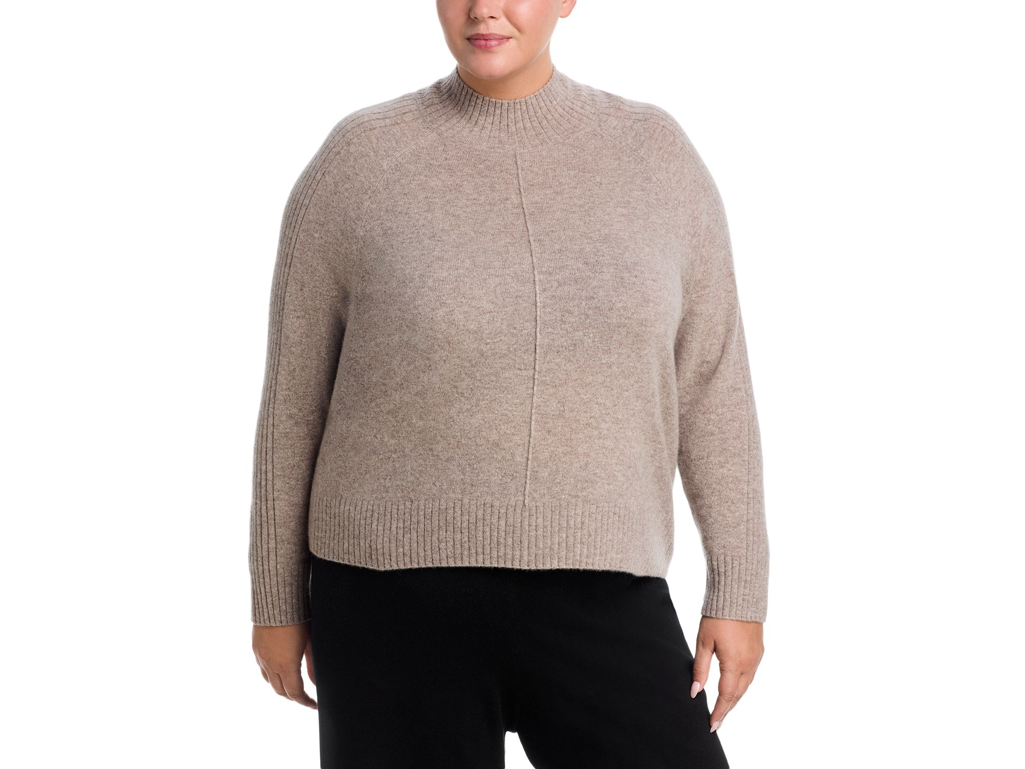 100% Cashmere Mock Neck Sweater - Exclusive — Image 5