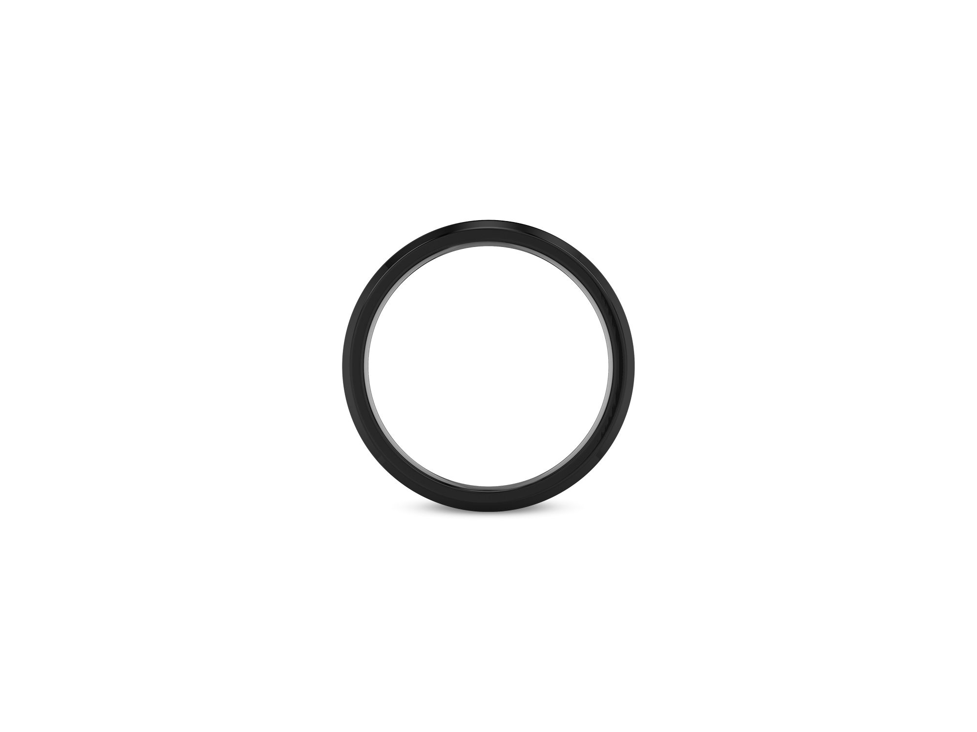 Men's Band in Yellow & Black Tungsten — Image 4
