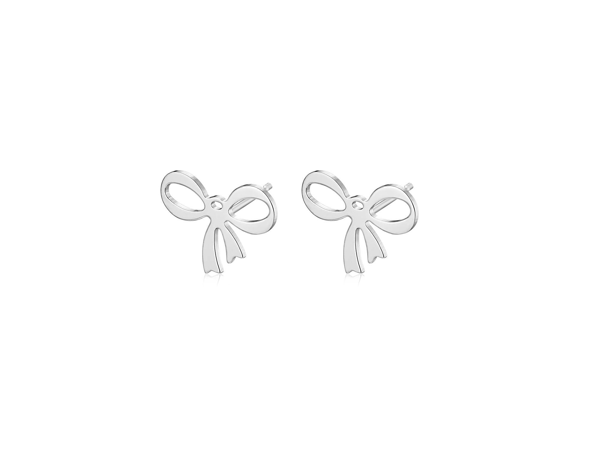 Sterling Wrap Me Up Bow Studs — Image 3
