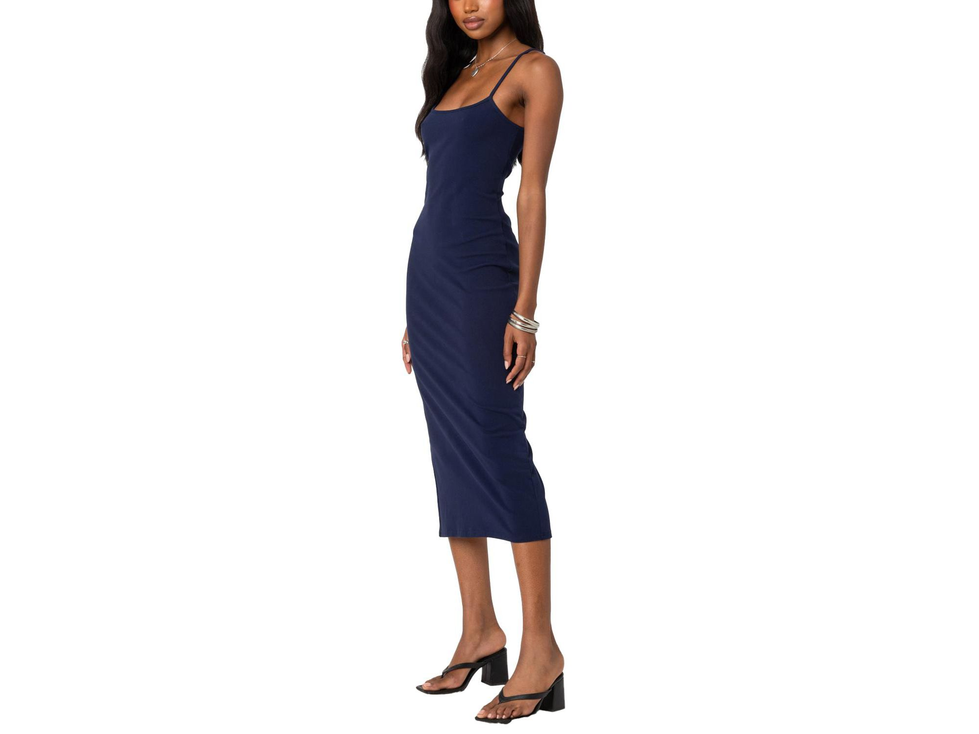 Air Back Slitted Midi Dress — Image 3