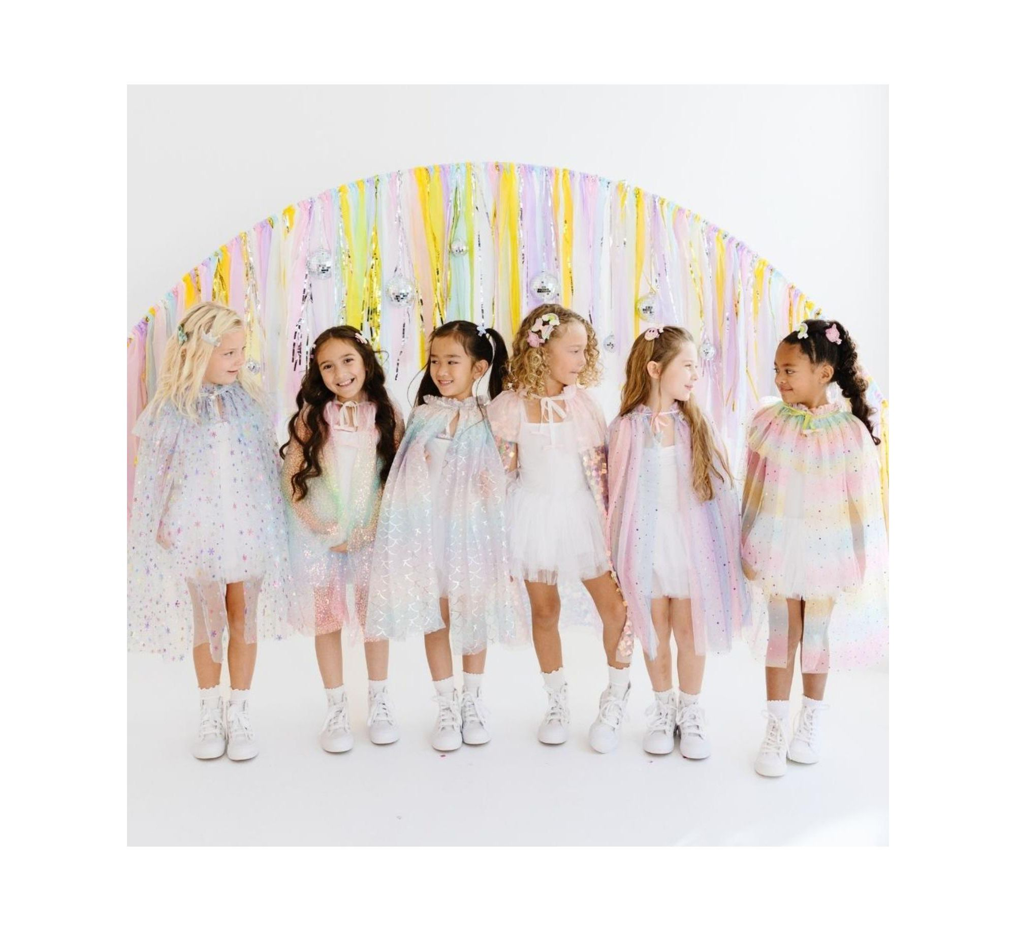 Girls' Mermaid Ombre Cape - Age 3+ Years — Image 3