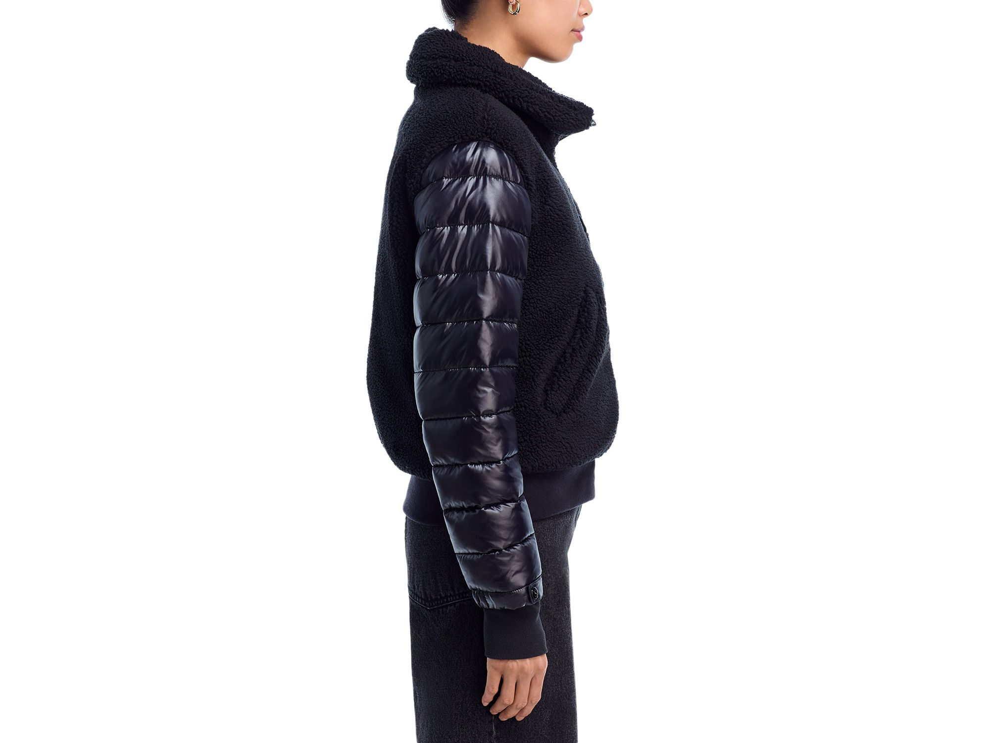 Sherpa & Gloss Bomber Jacket - Exclusive — Image 5