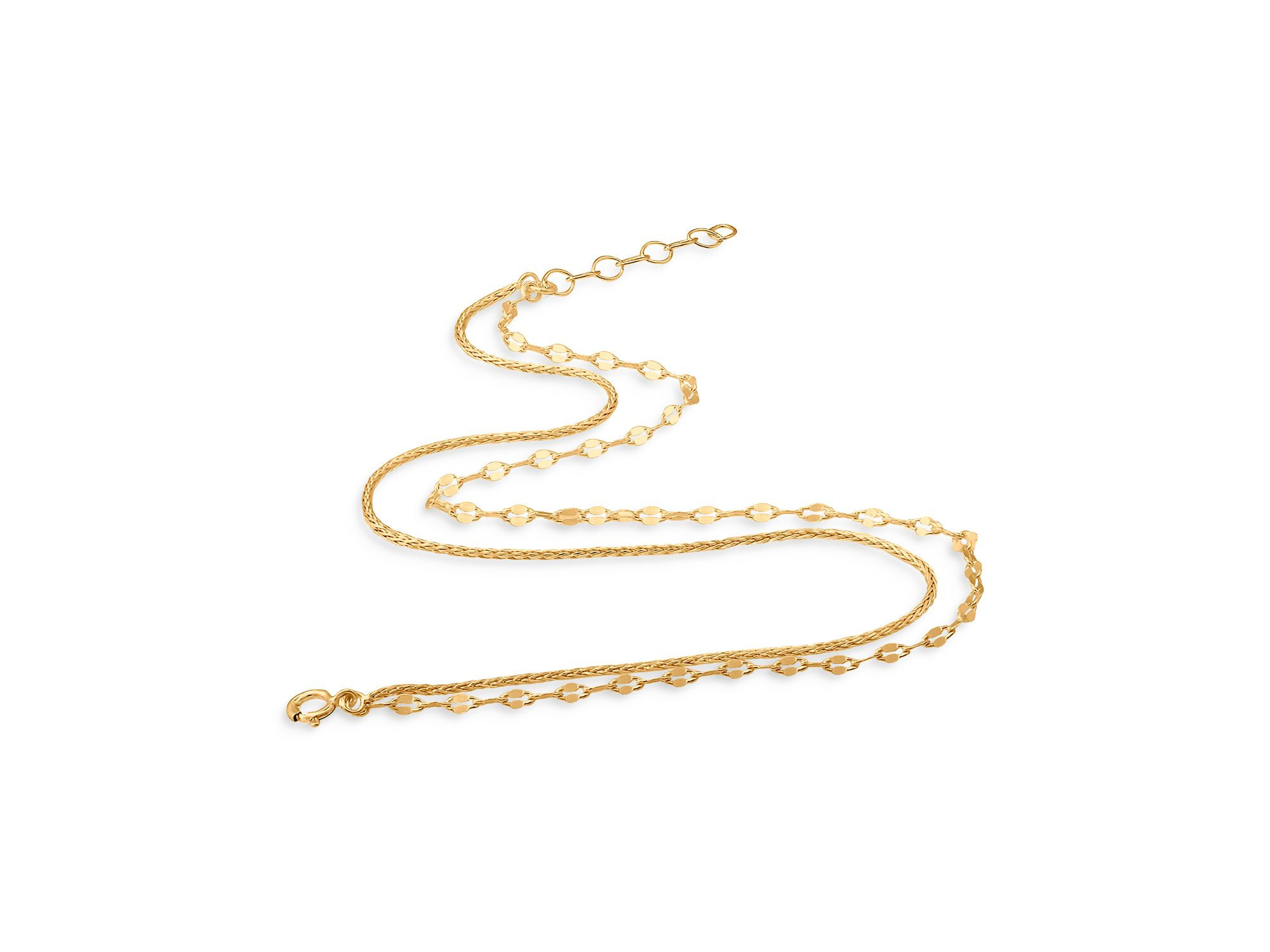 Double-Row Chain Anklet - Exclusive — Image 3