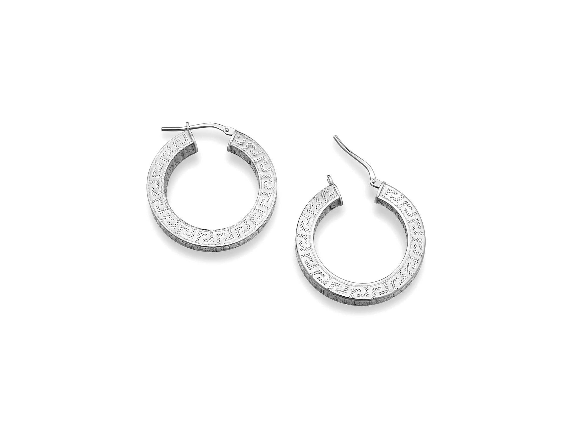 Sterling Olympia Hoops — Image 5