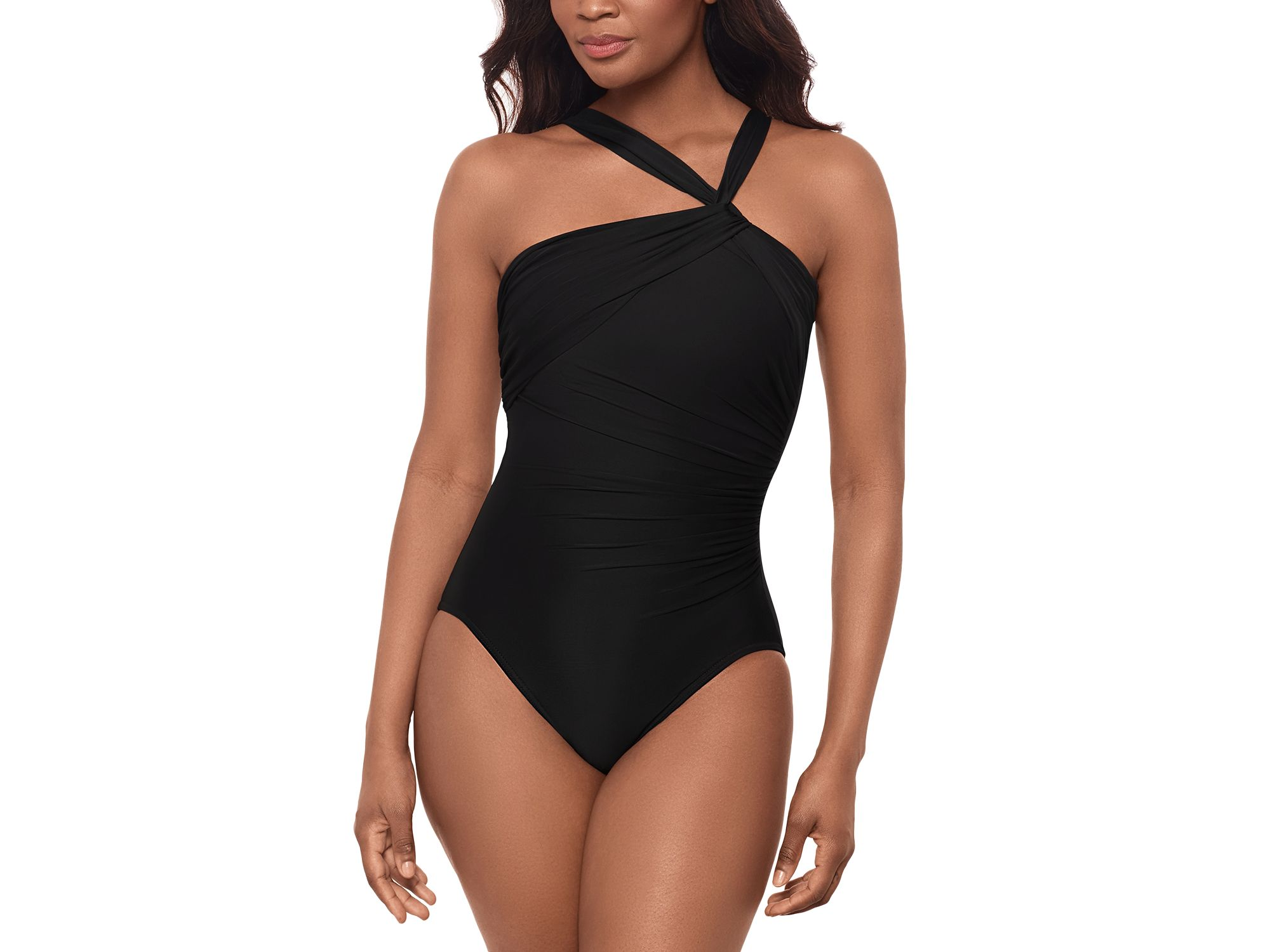 Rock Solid Europa Asymmetric Underwire One Piece Swimsuit — Image 4
