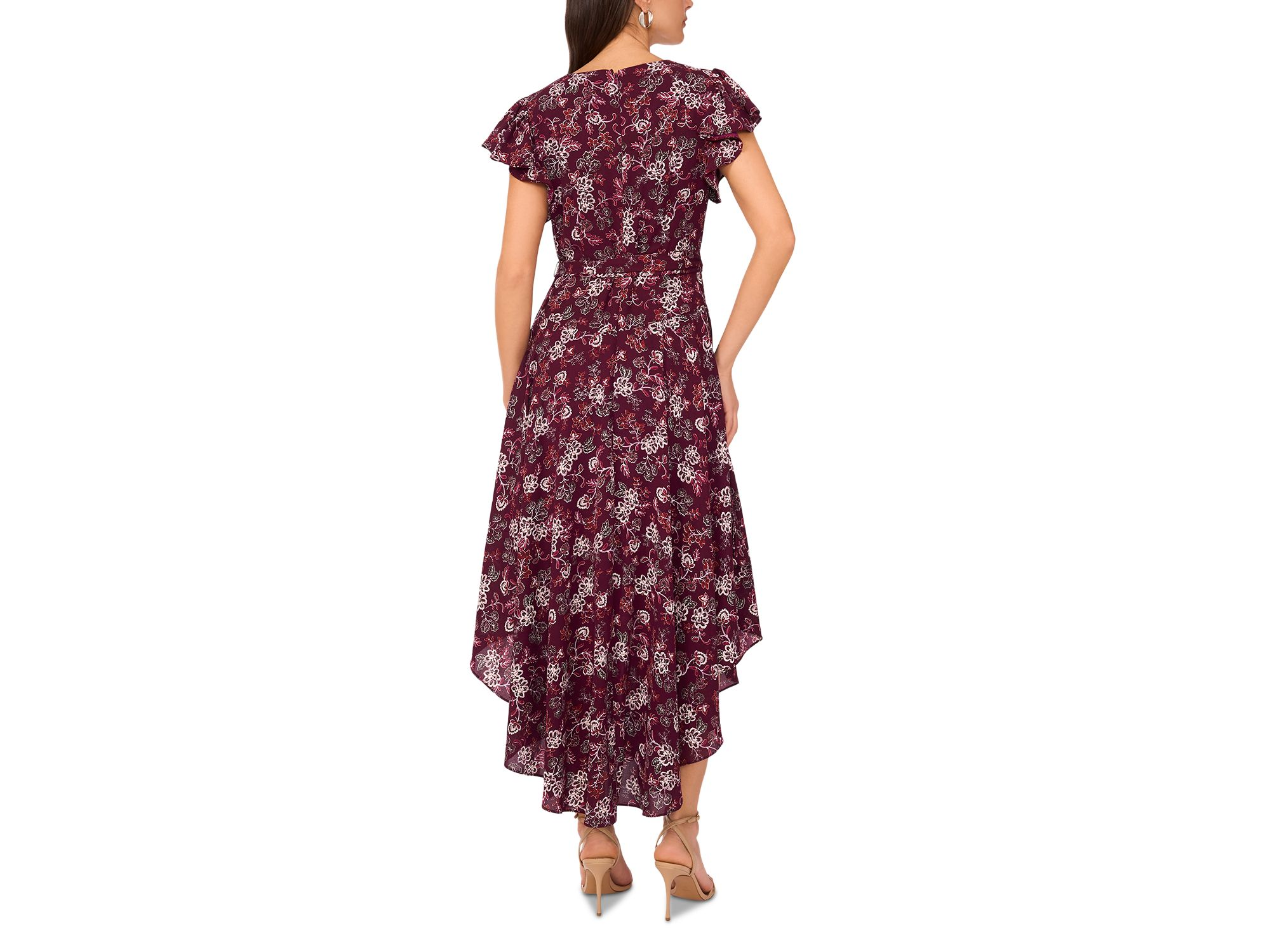 V Neck Button Down Maxi Dress — Image 3