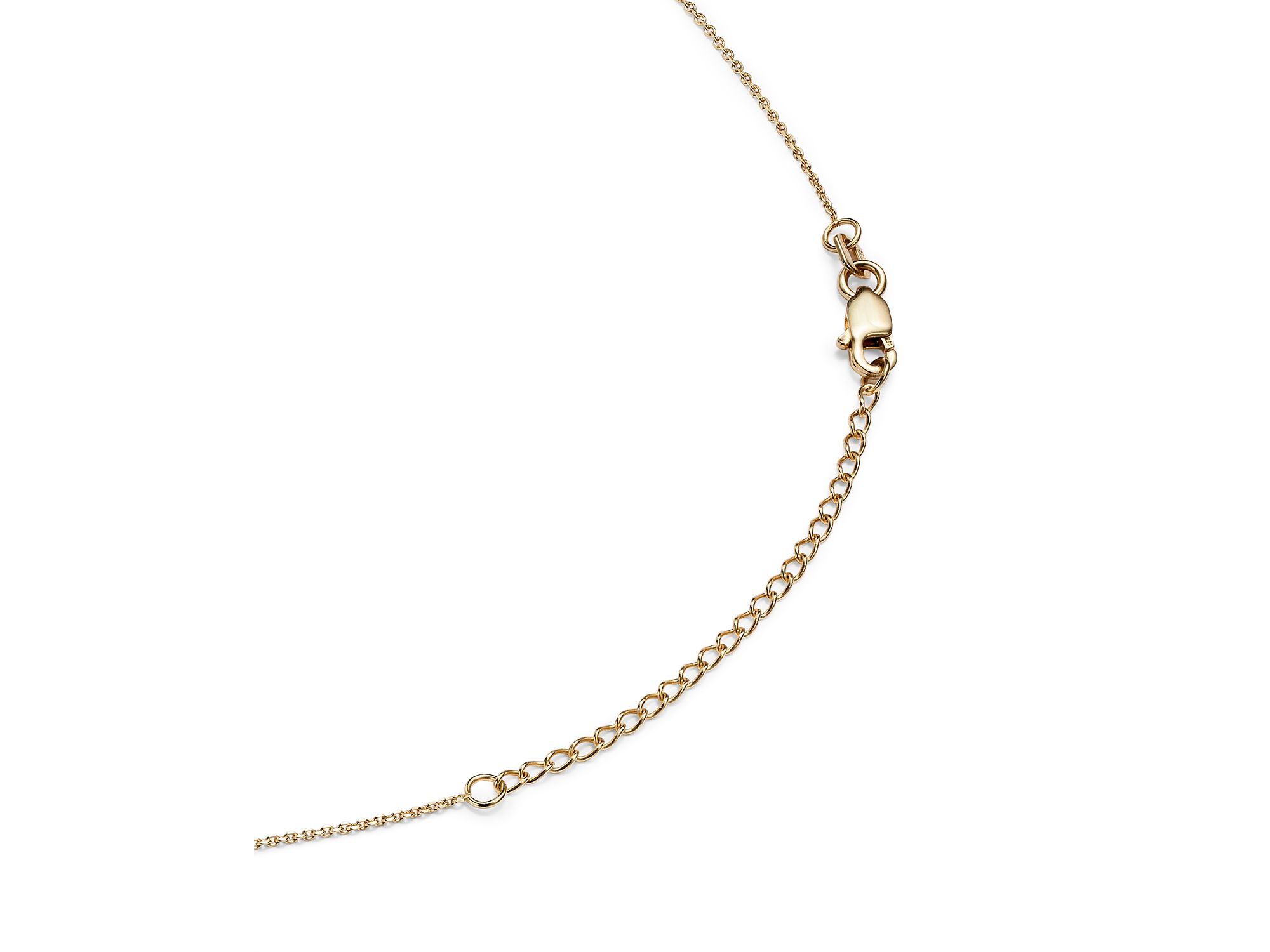 Crescent & Star Charm Layered Necklace in 14K Yellow Gold, 18" - Exclusive — Image 4