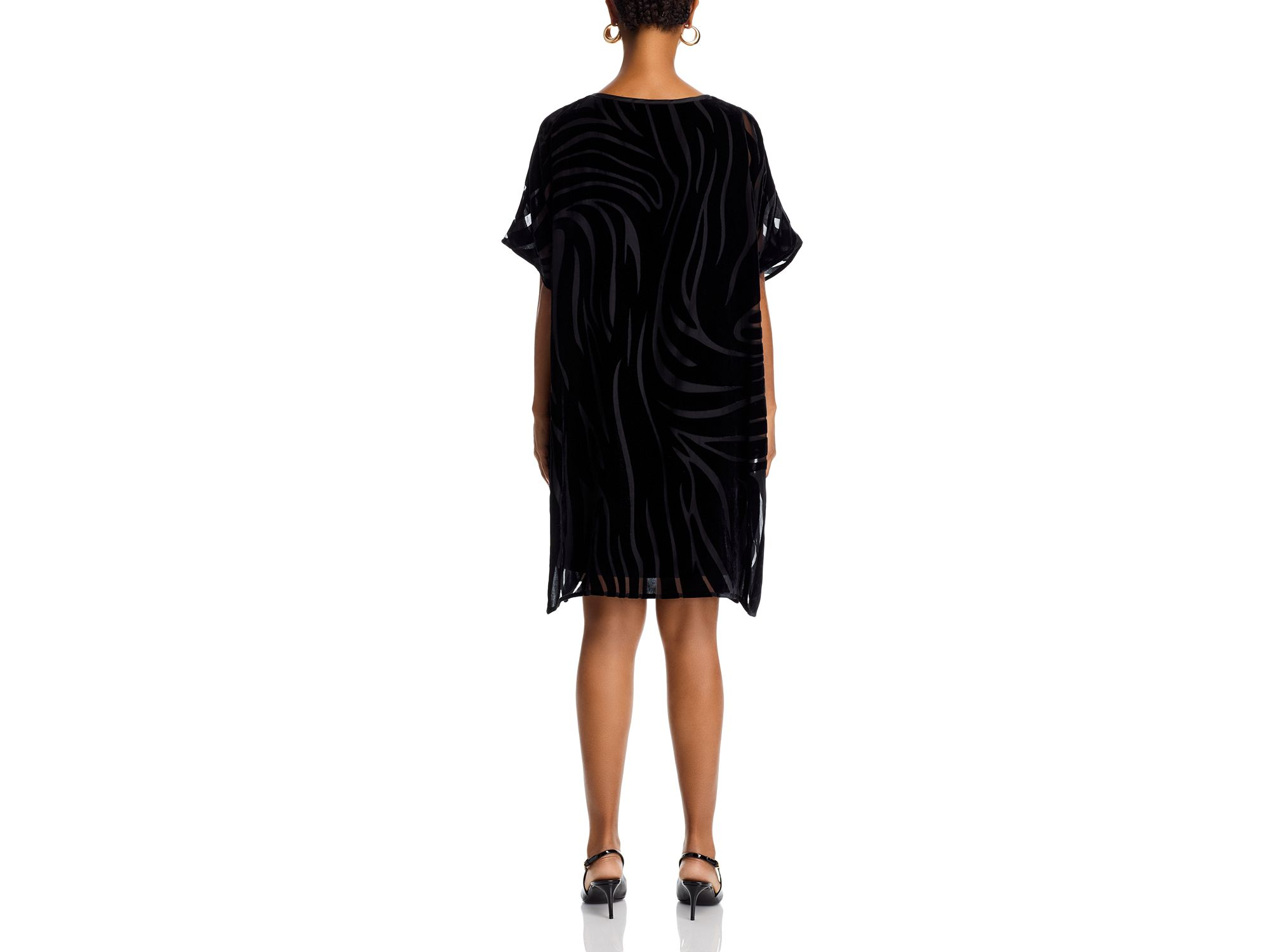 Velvet Burnout Caftan Dress — Image 6