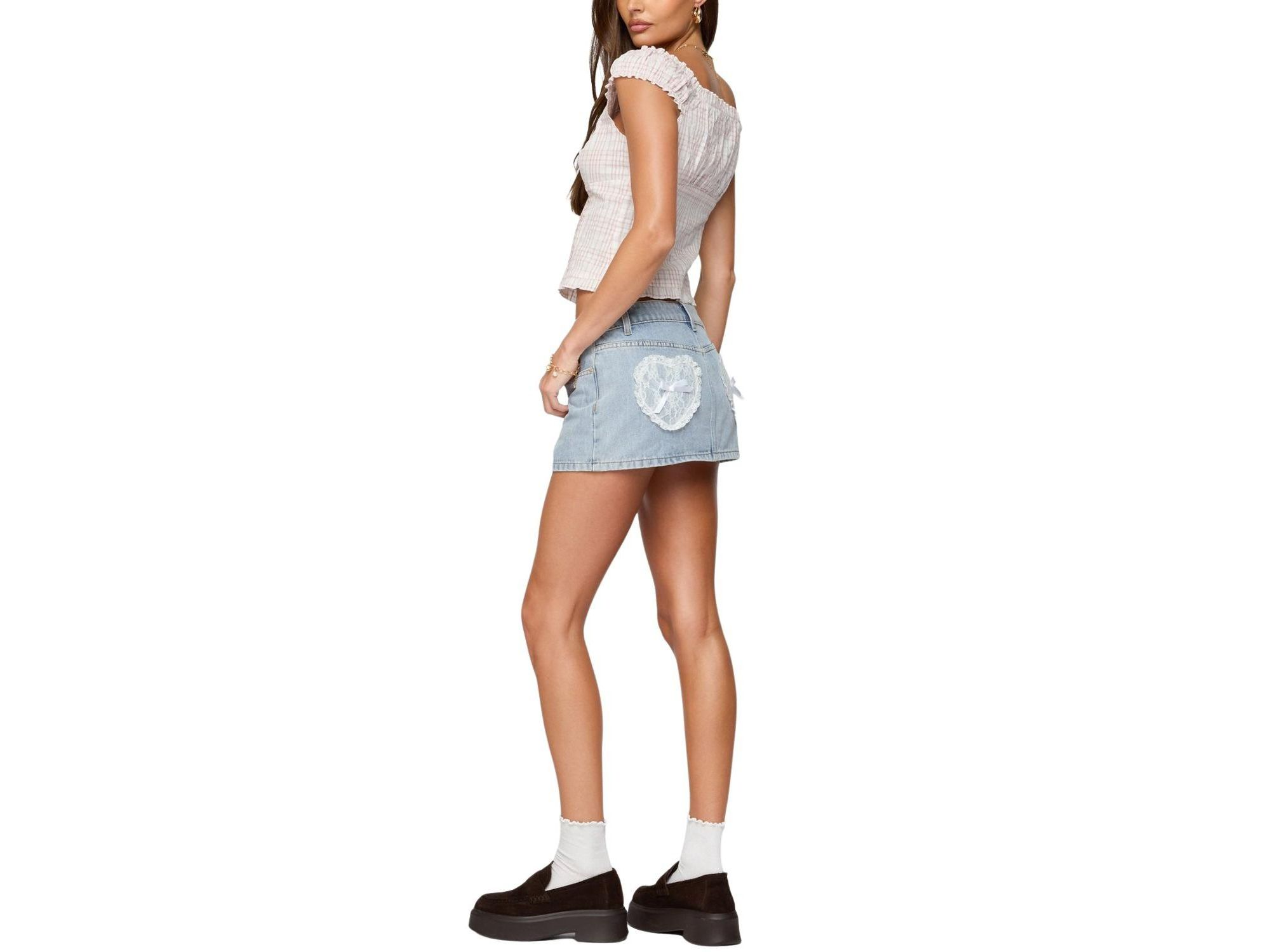 Dolsy Plaid Button Up Top — Image 3