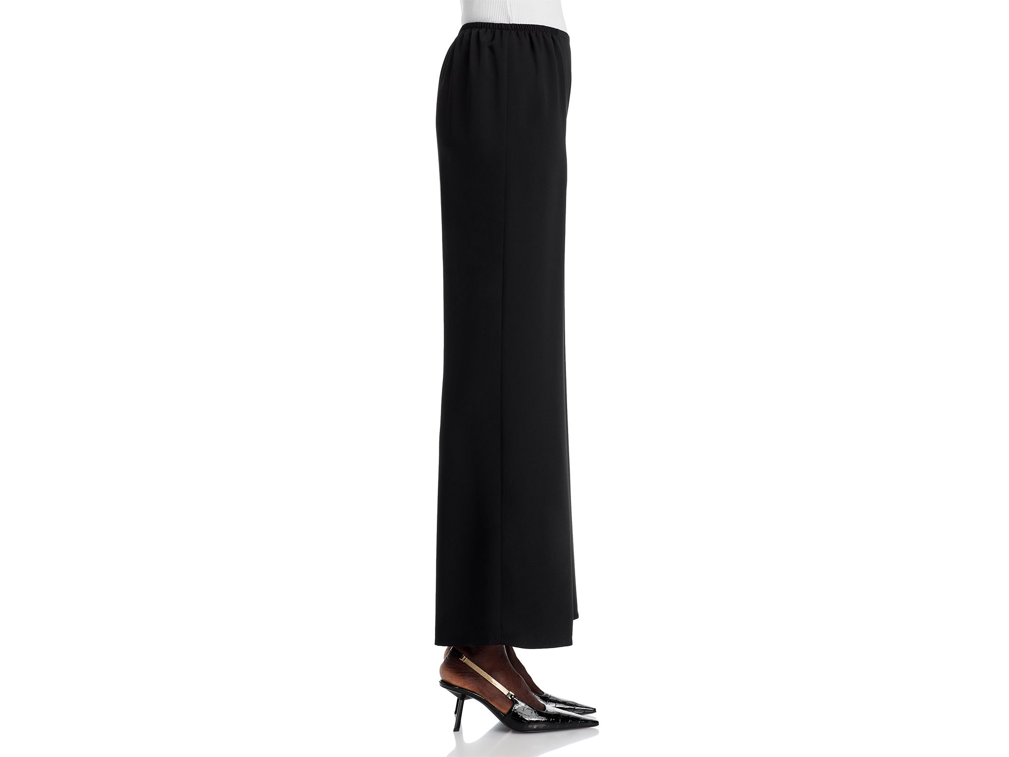 Crepe Wide Leg Pants — Image 7