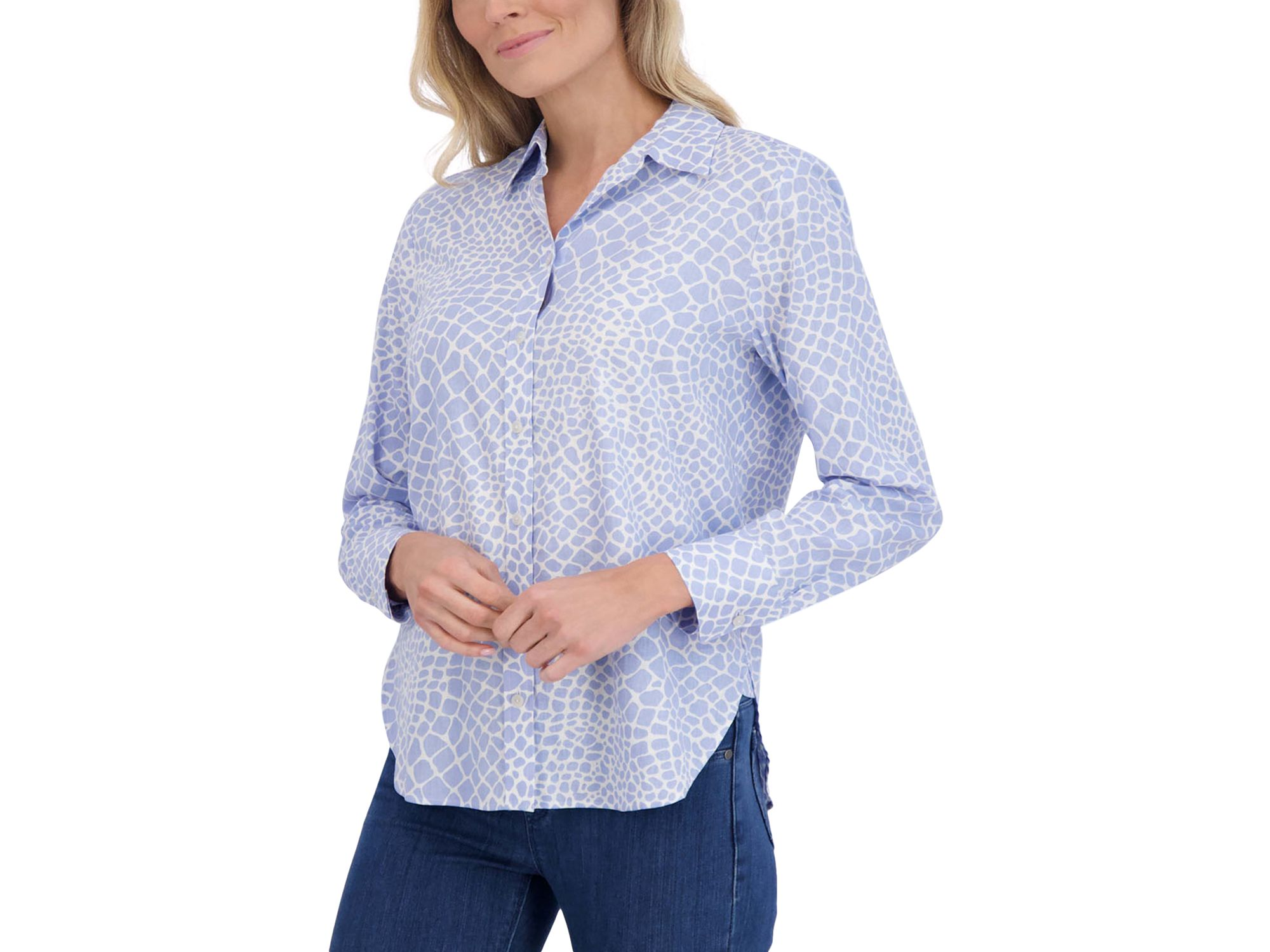 Meghan Giraffe Print Shirt — Image 4