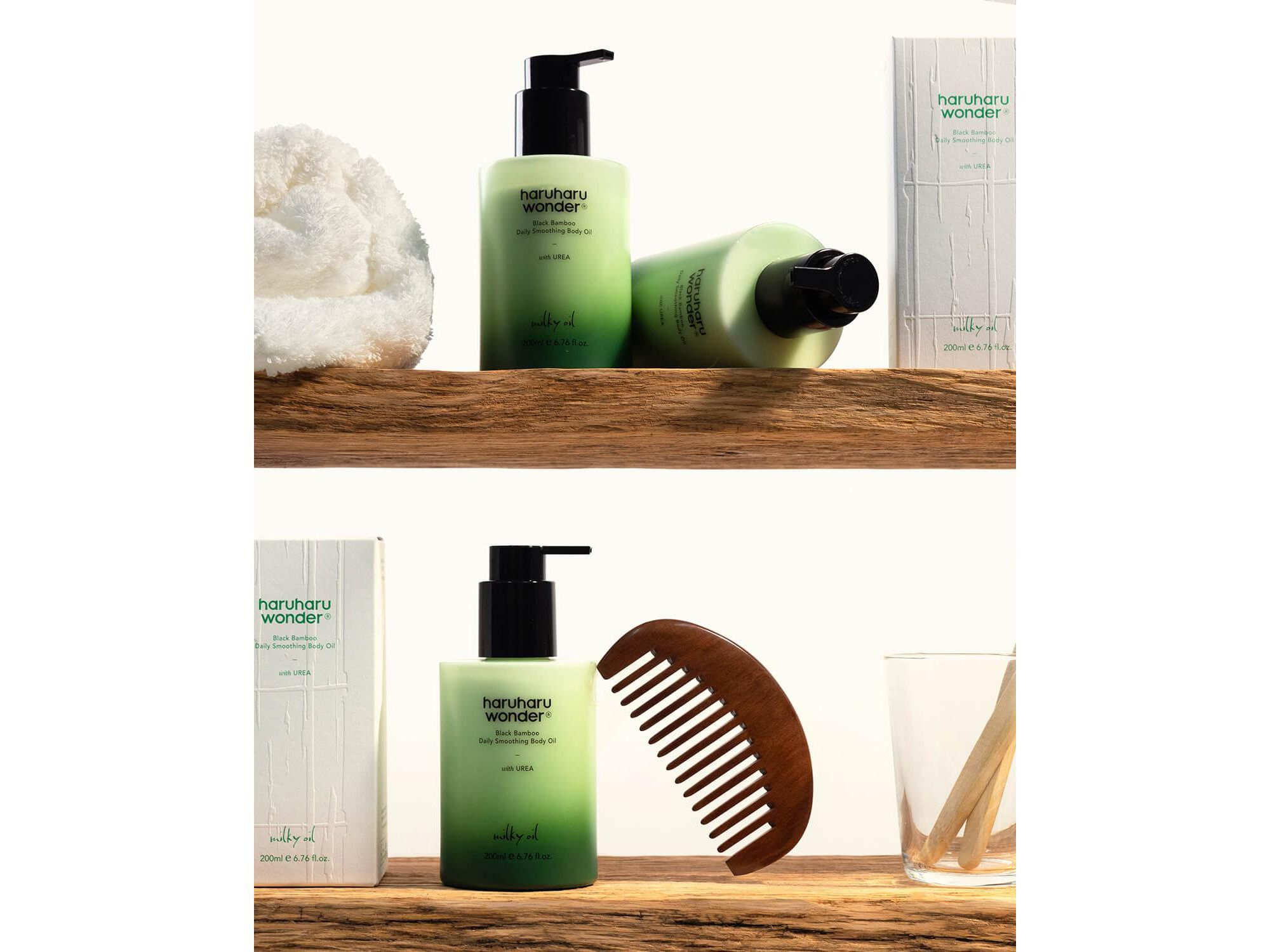 Black Bamboo Daily Smoothing Body Oil — Image 4