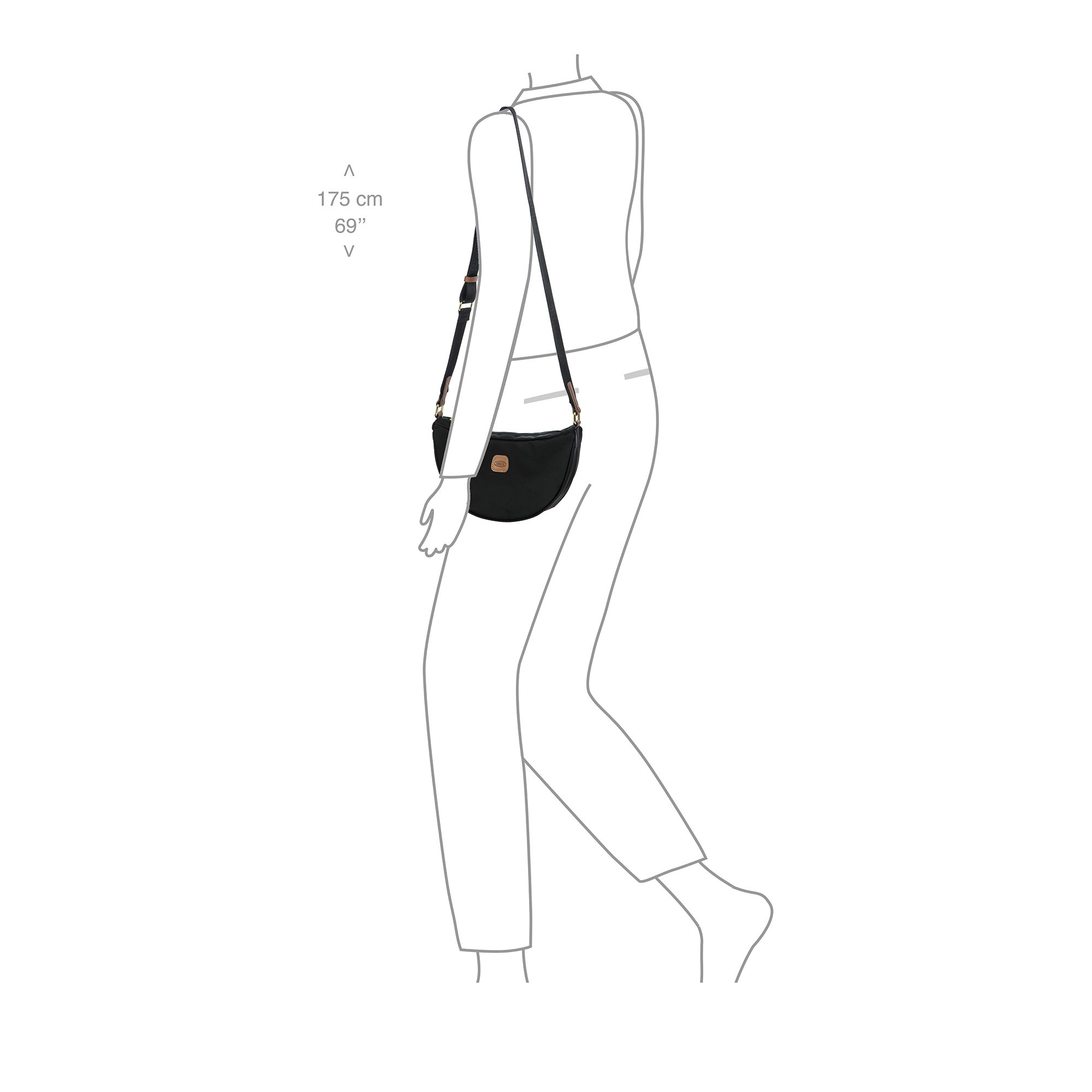 X-Travel Mini Halfmoon Bag — Image 6