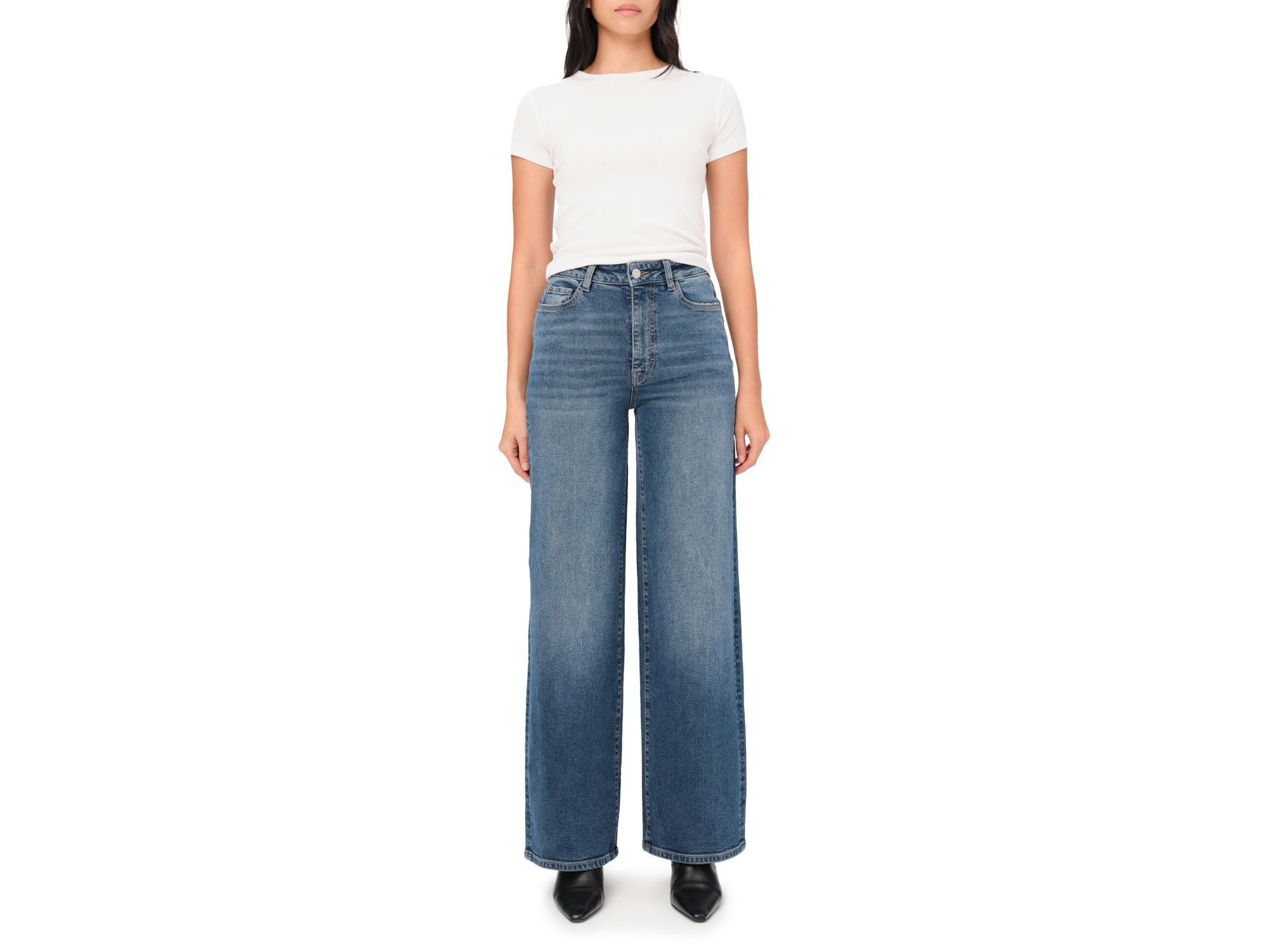 NCE Wide Leg Jeans in Sweet Revenge — Image 3