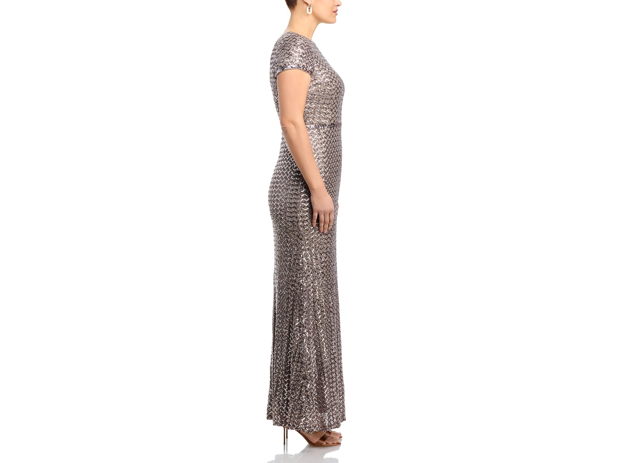 Belted Sequin Gown - Exclusive — Image 12