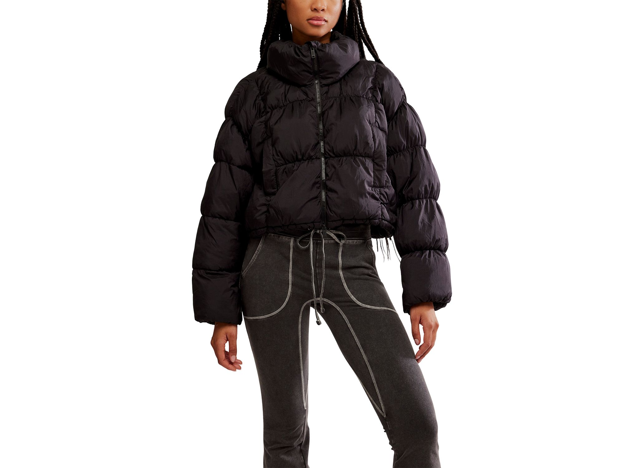 In a Bubble Puffer Coat - Image 1