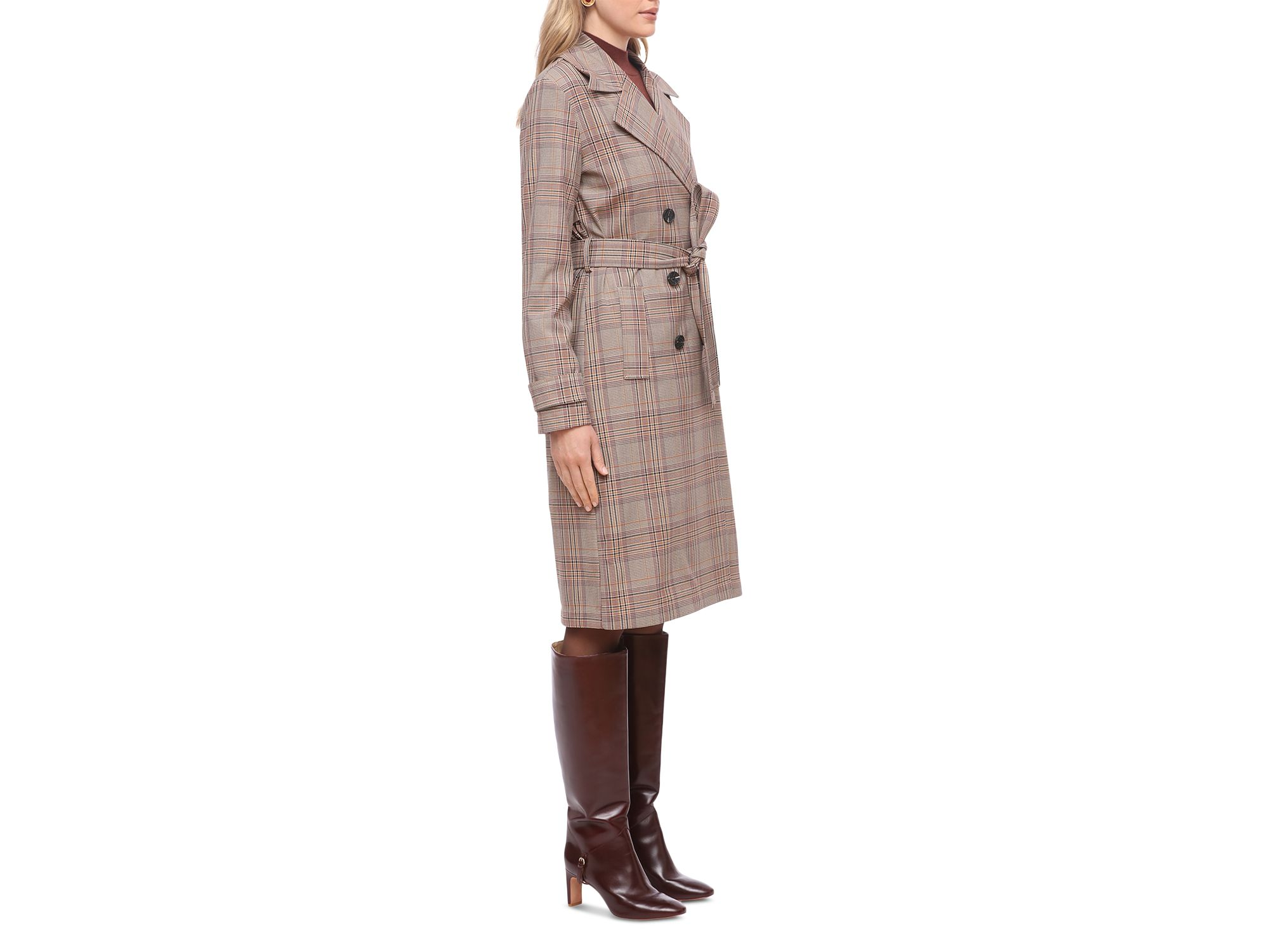 Plaid City Trench Coat — Image 6