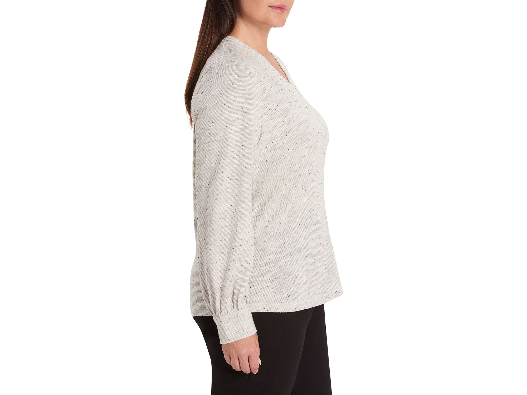 Downtown Sparkle Nep Knit Top — Image 3