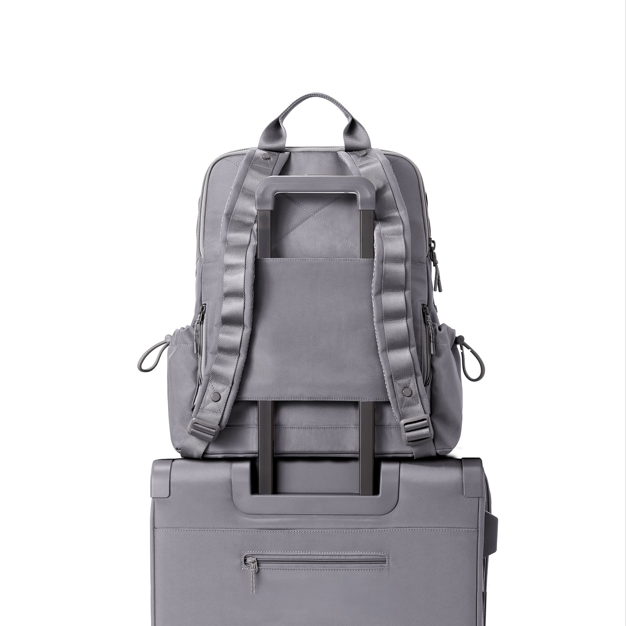 Brooklyn Flap Top Backpack, Ash — Image 5