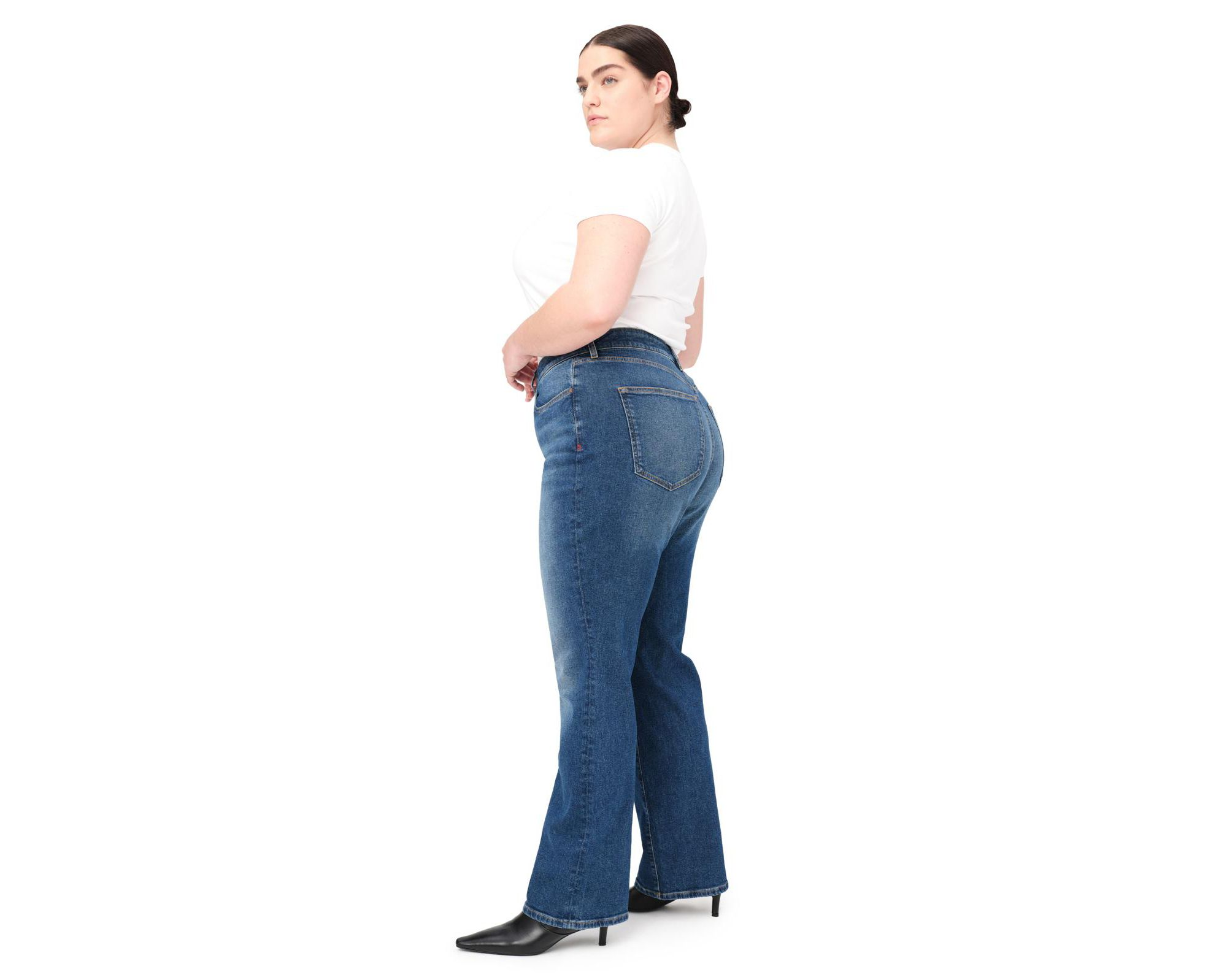 RFD Plus High Rise Straight Jeans in Goodtimes — Image 6