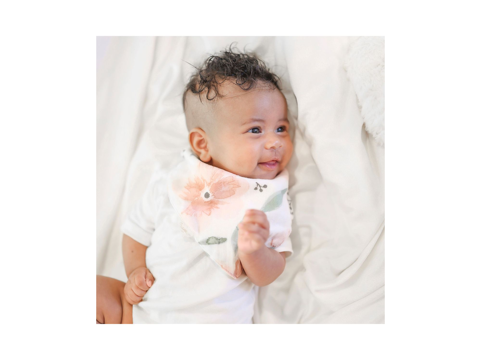 Parker Floral Muslin Bib Set, 3 Pack - Ages 0-36 Months — Image 6