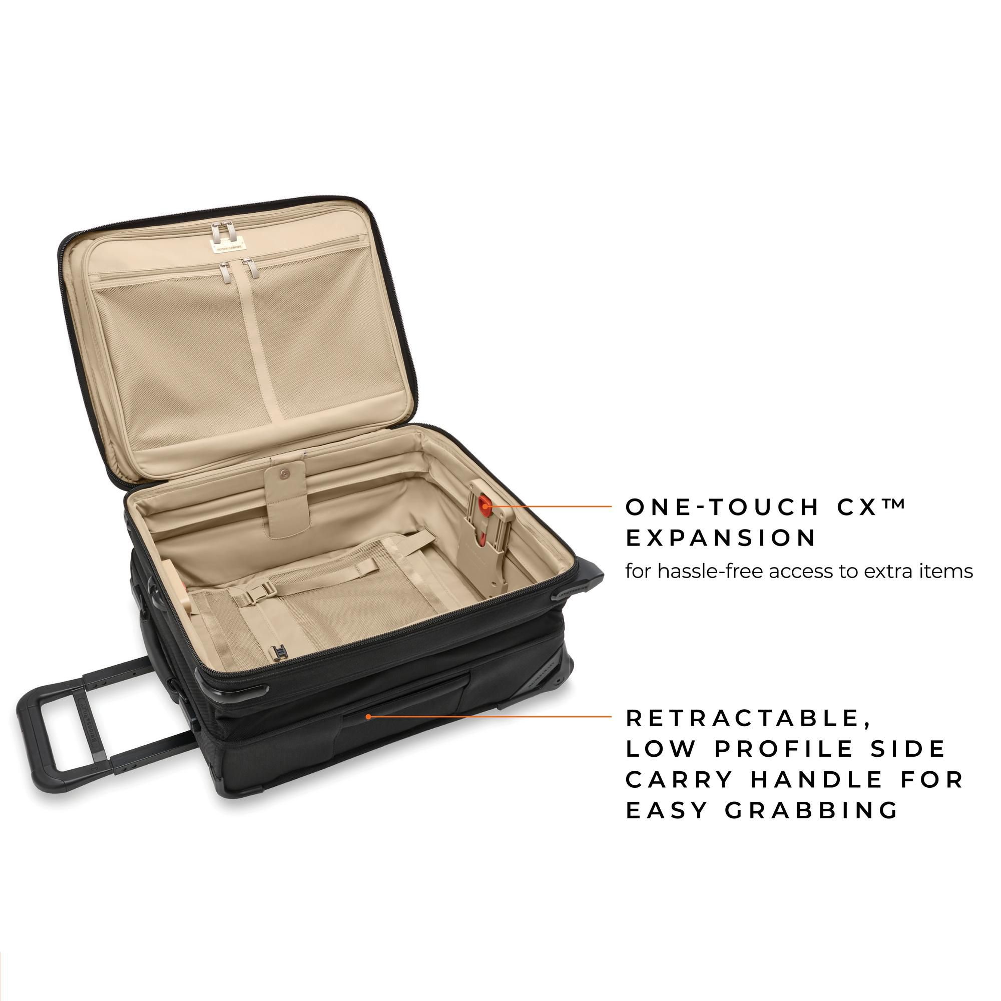 Baseline Global 2 Wheel Carry On Suitcase — Image 11