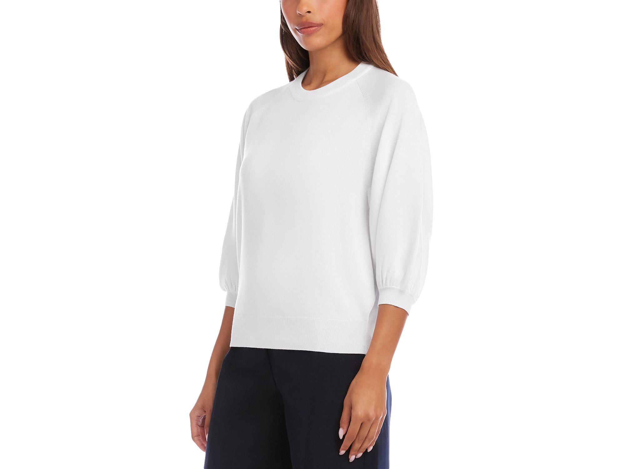 Puff Sleeve Raglan Sweater — Image 5