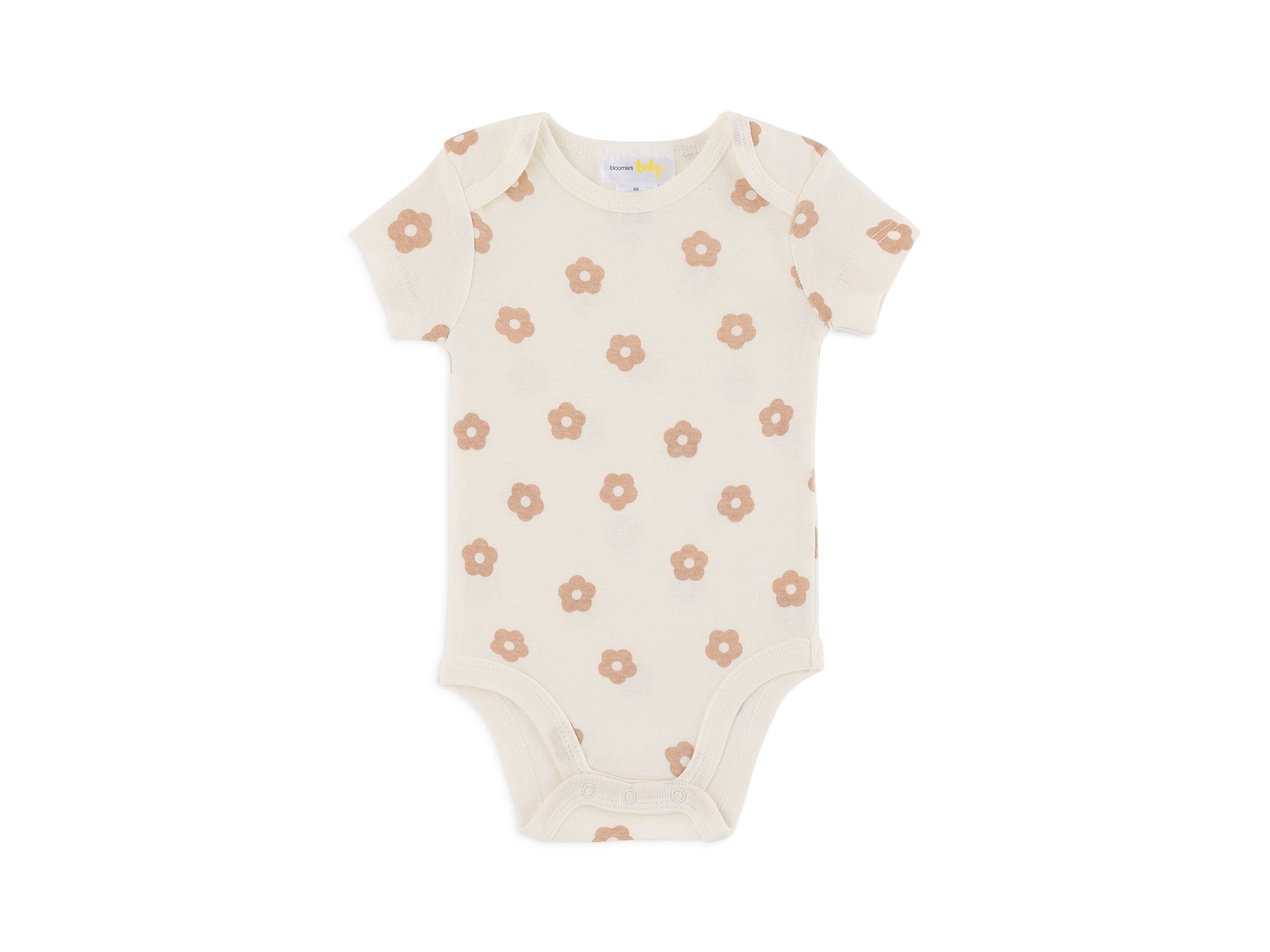 Girls' Printed Cotton Bodysuit, 3 Pack - Baby — Image 4