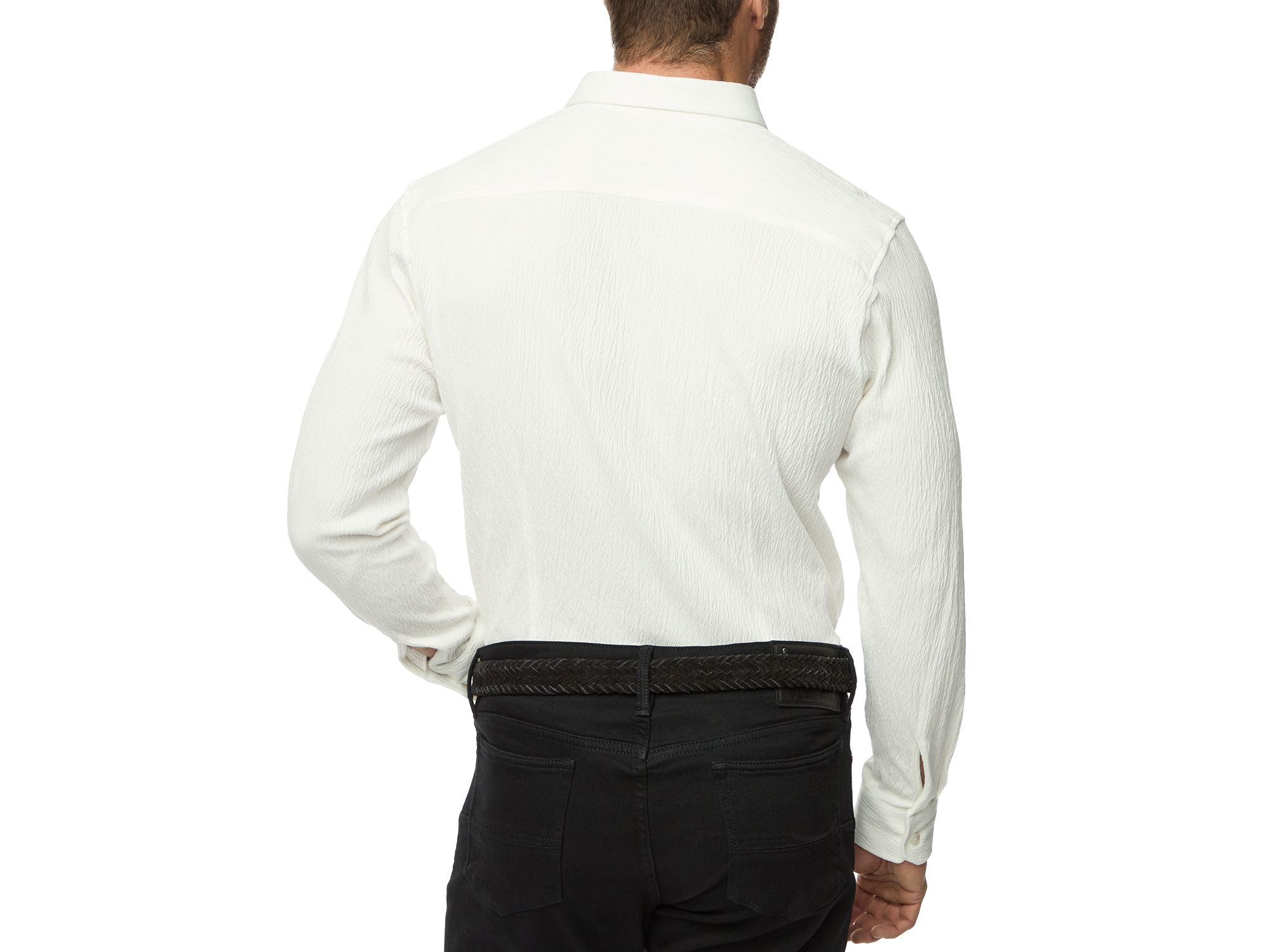 Hammond Button Down Textured Shirt — Image 5