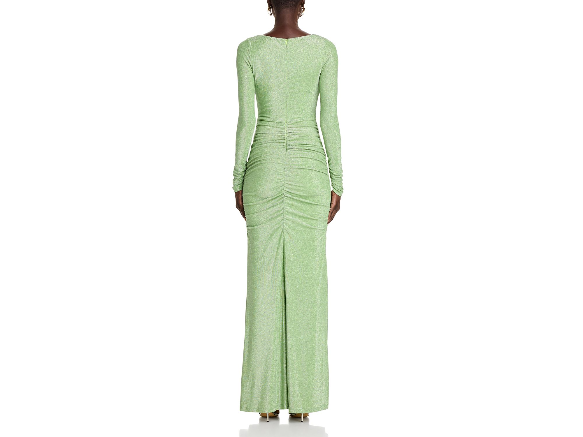 Rafaela Metallic Knit Maxi Dress — Image 5
