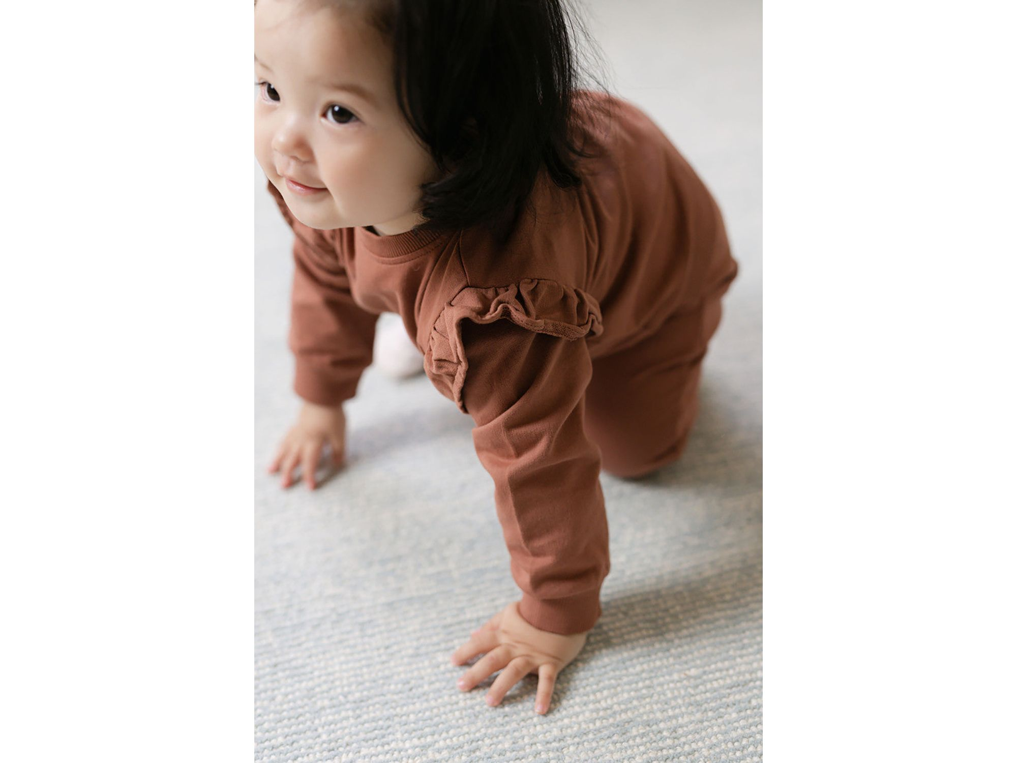 Unisex French Terry Ruffle Sweatshirt - Baby — Image 3