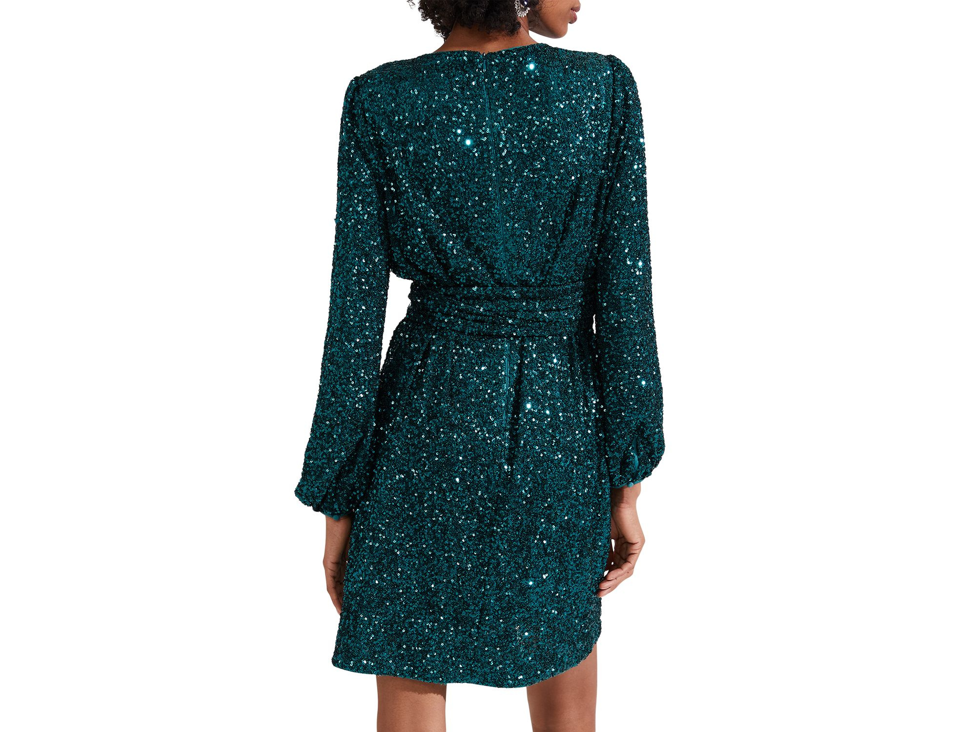 Bette Tie-Waist Sequin Dress — Image 5