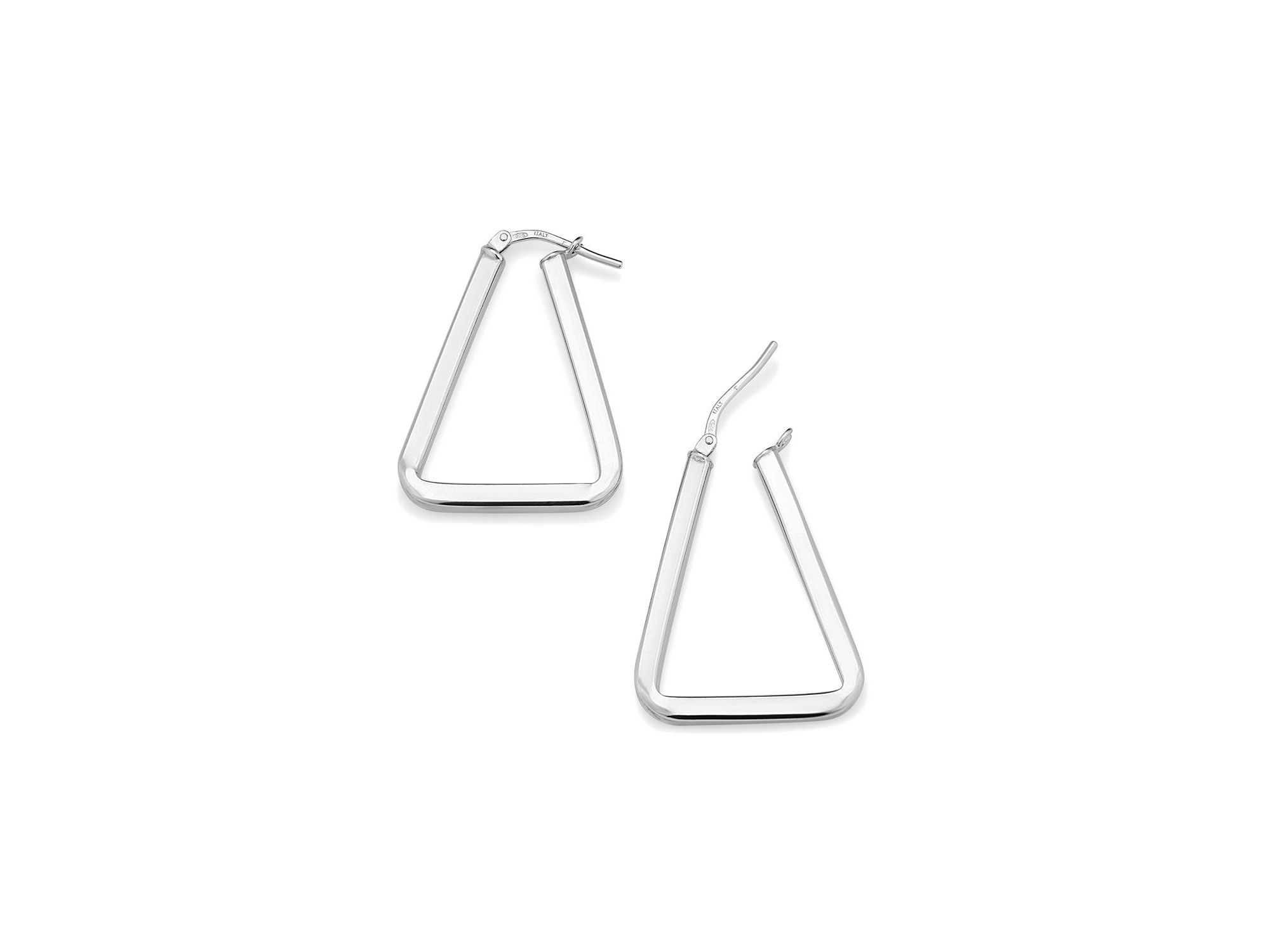 Sterling Trinity Midi Hoops — Image 6