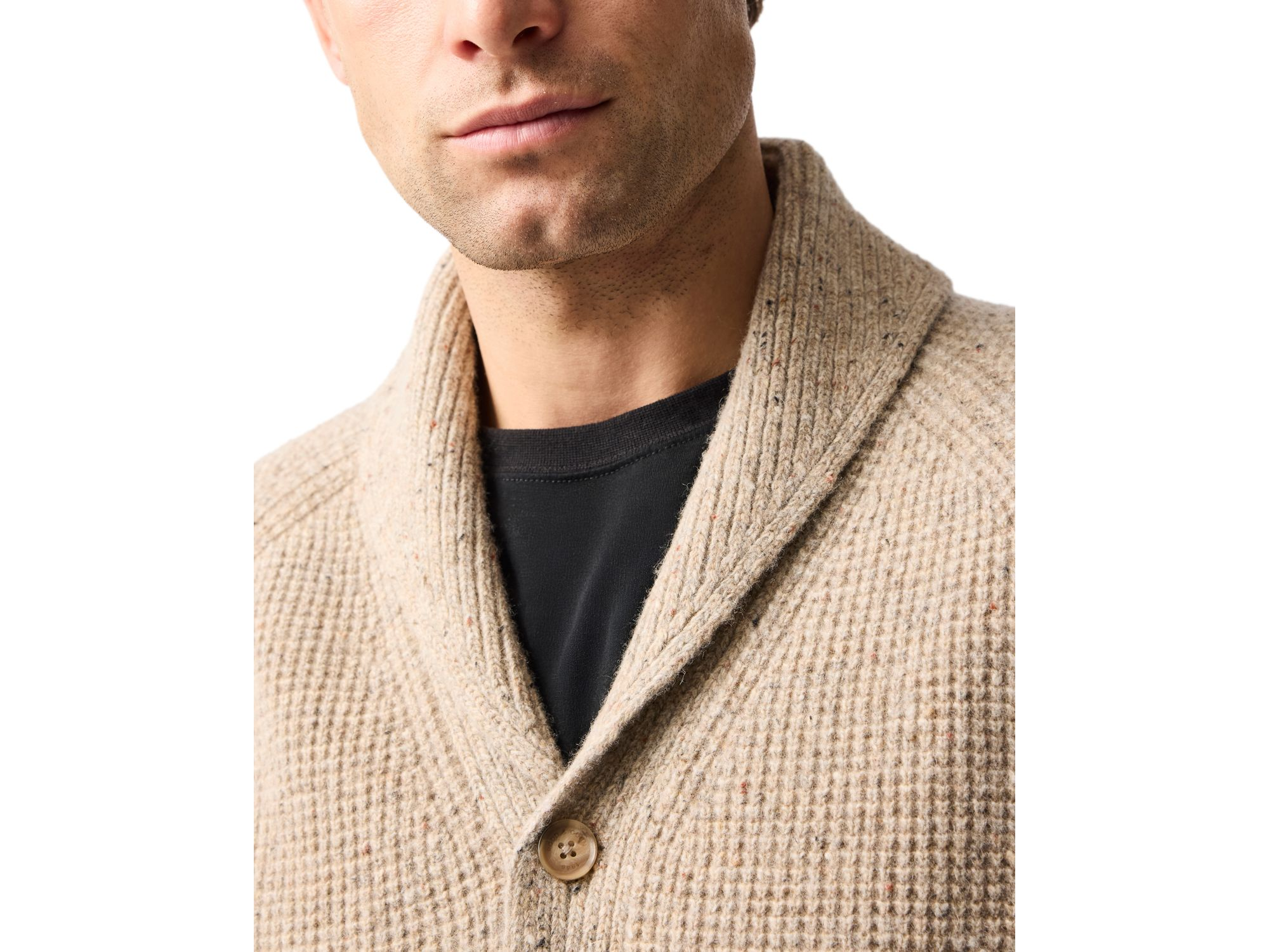Williamson Textured Cardigan Sweater — Image 3