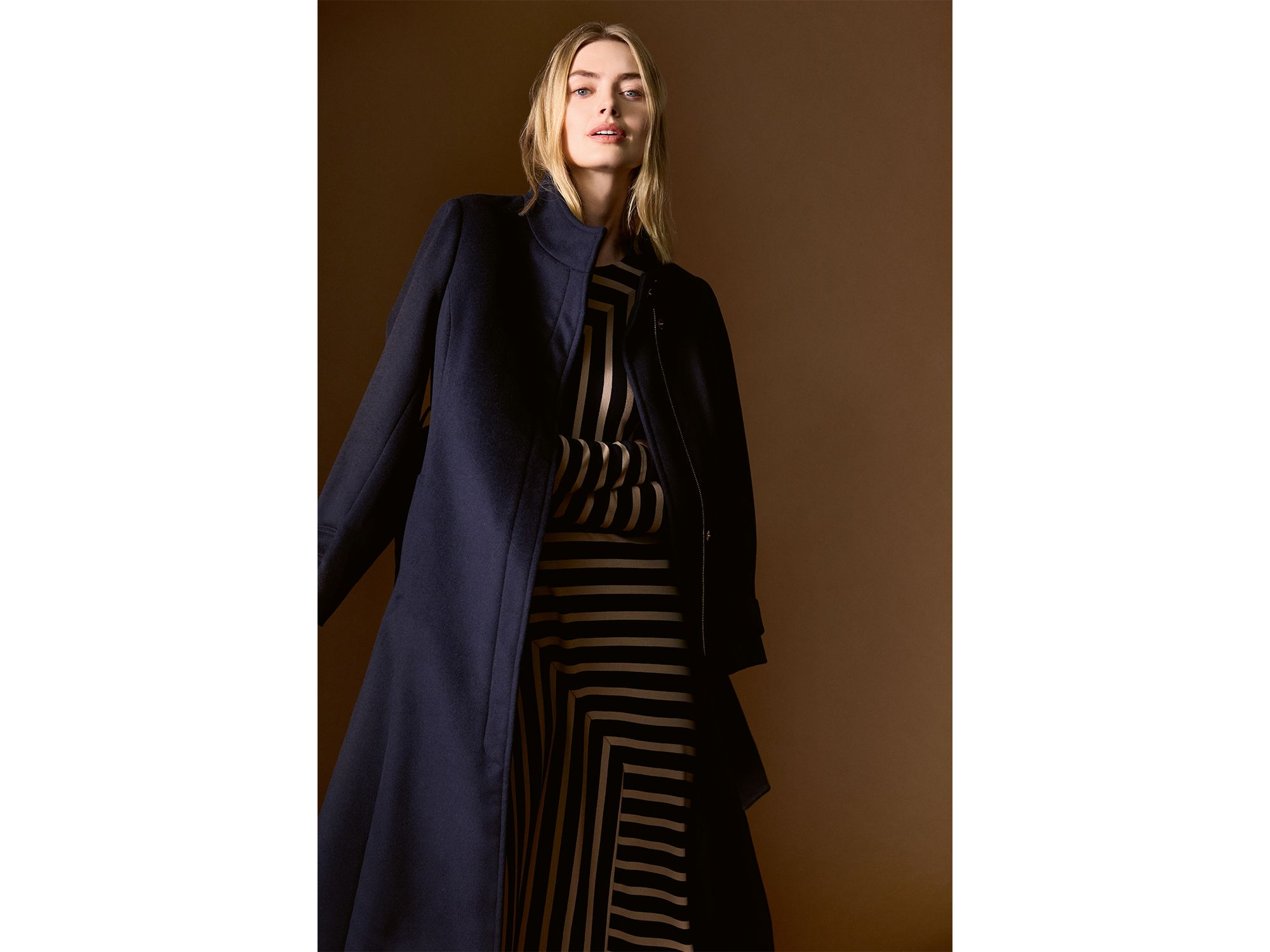 Mia Striped Midi Dress — Image 6