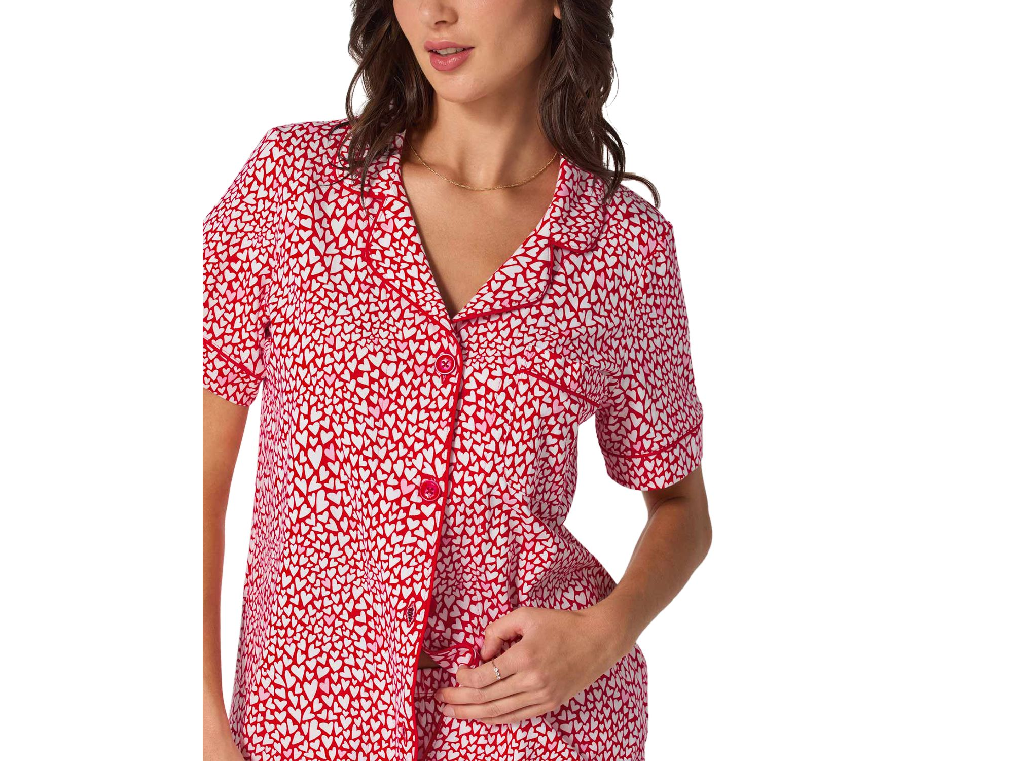 Bursting With Love Short Sleeve Pajama Set — Image 3