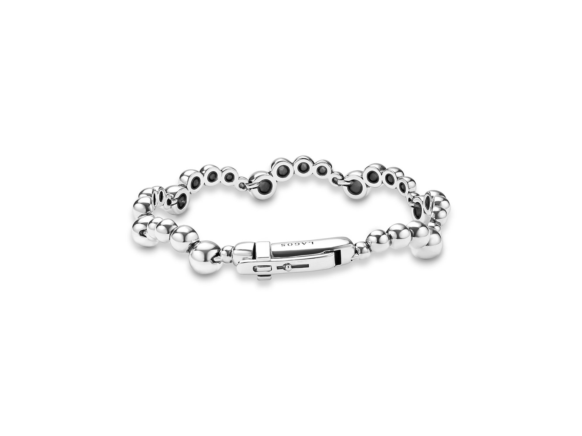 Sterling Caviar Bubbly Beaded Scallop Bracelet — Image 7