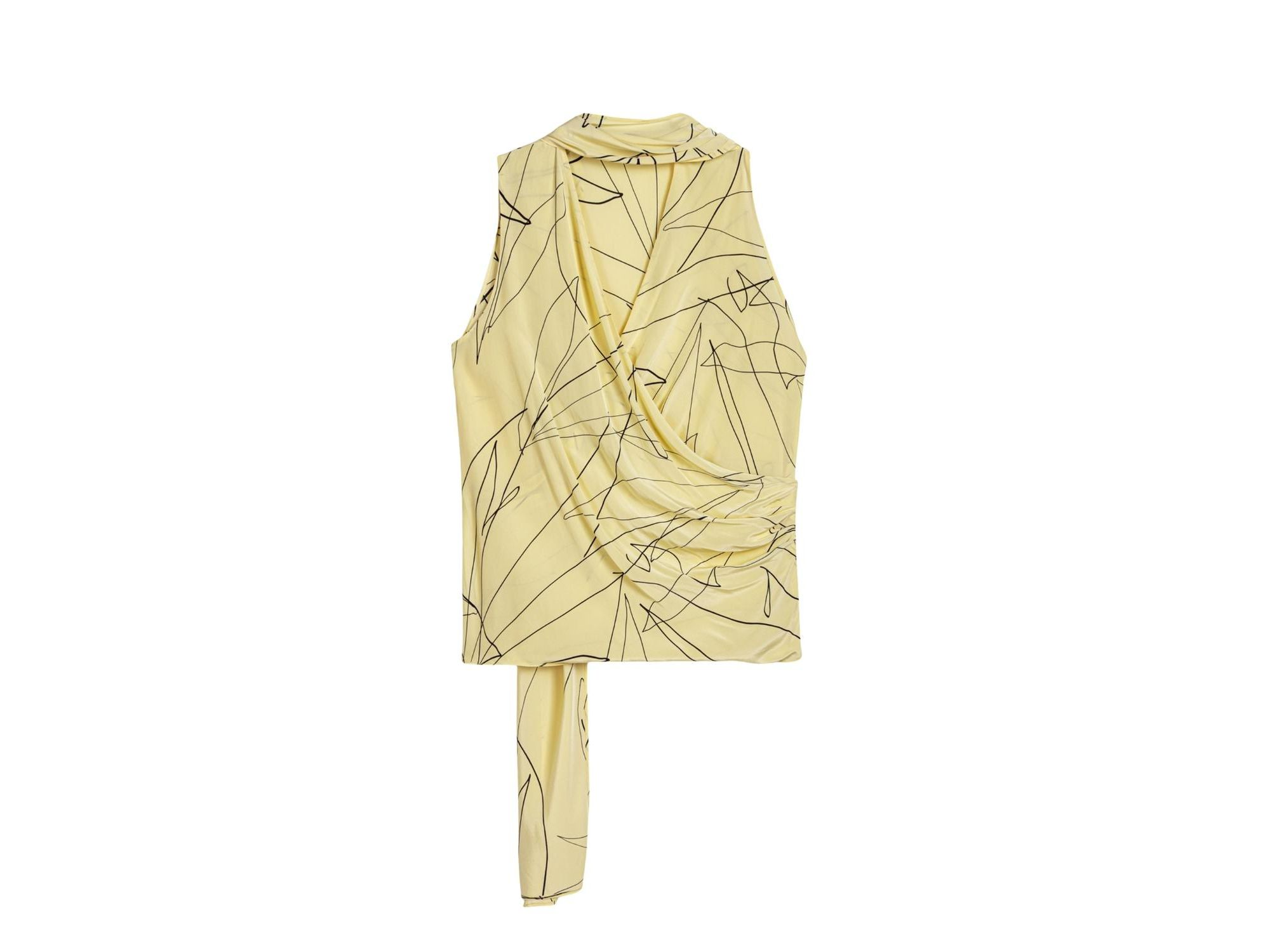 Shawl Detail Blouse — Image 7