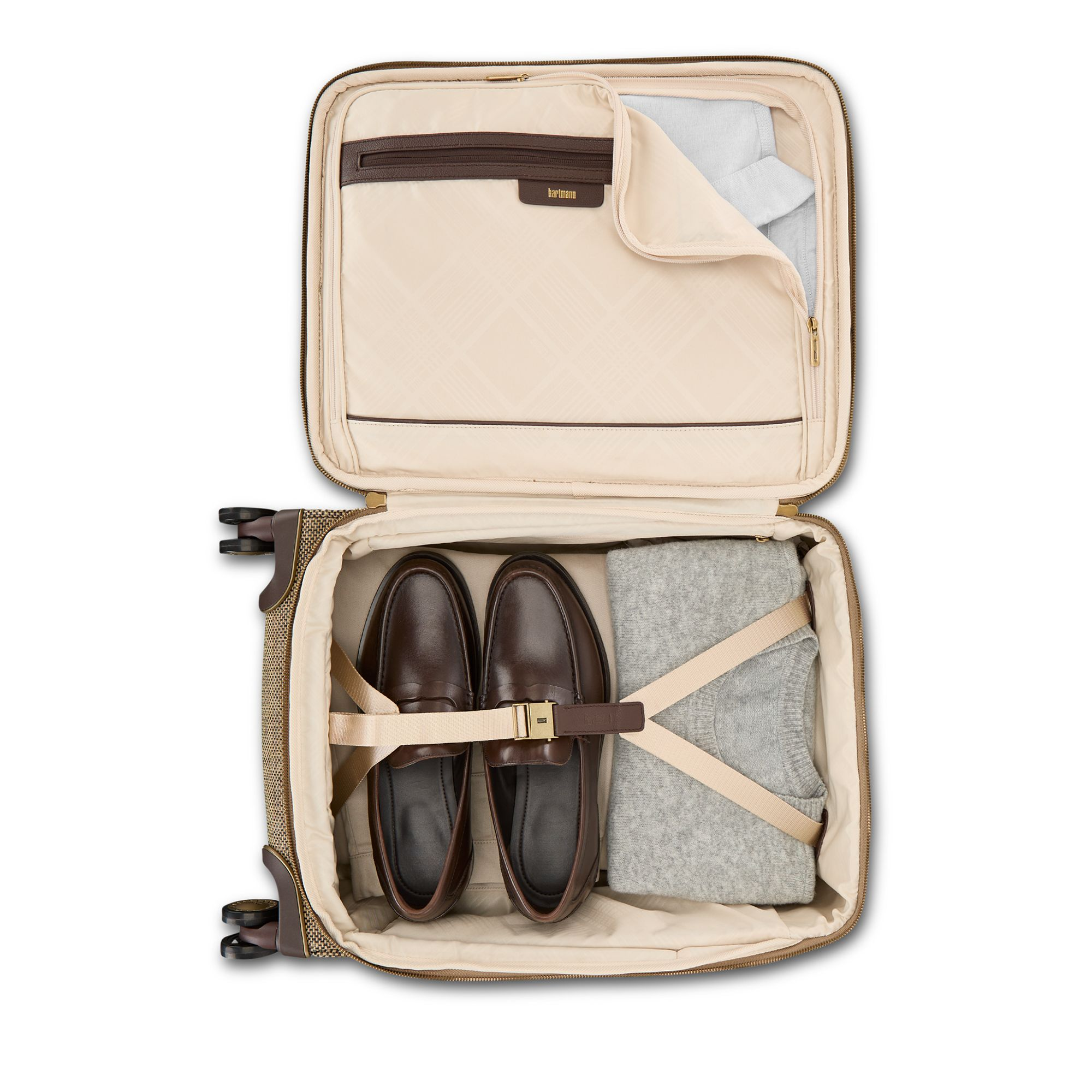 Tweed Collection Expandable Spinner Suitcase — Image 11