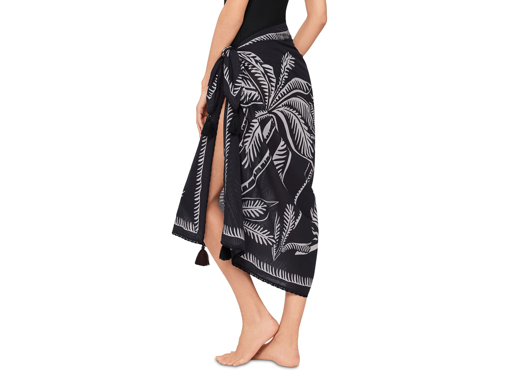 Hearts of Palm Pareo Swim Cover-Up — Image 5