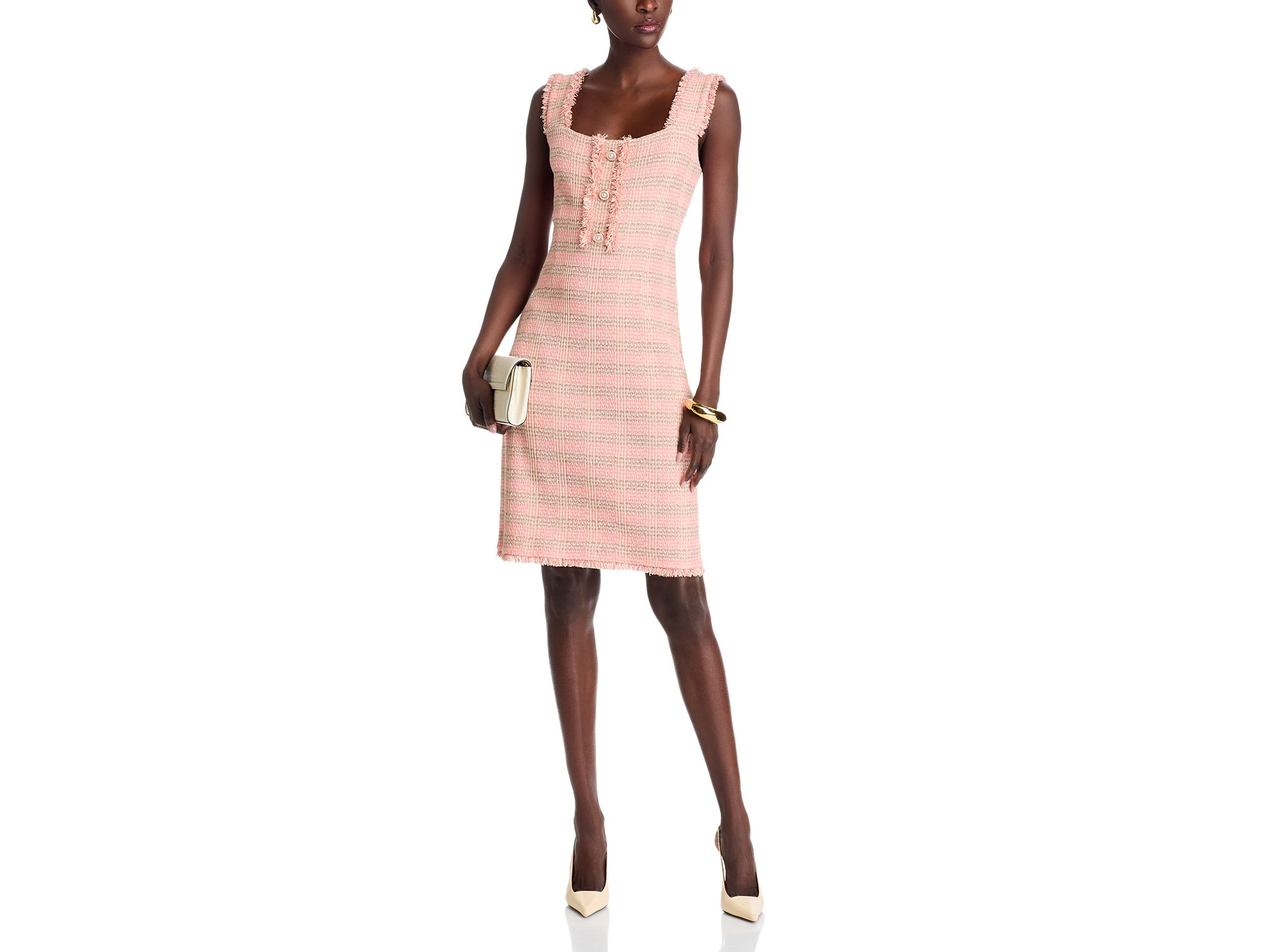 Tweed A Line Dress — Image 5