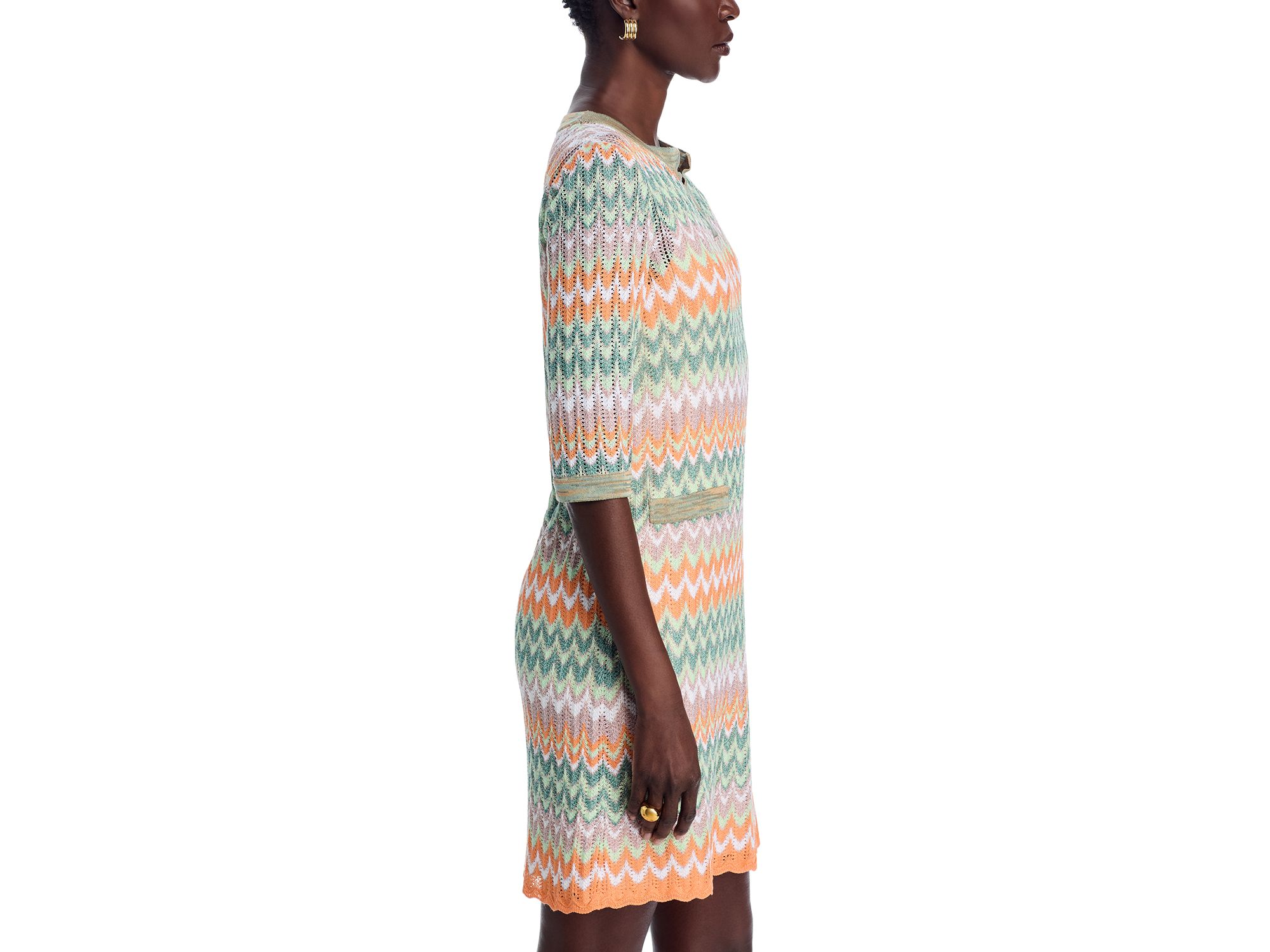 Knit Shift Dress — Image 4