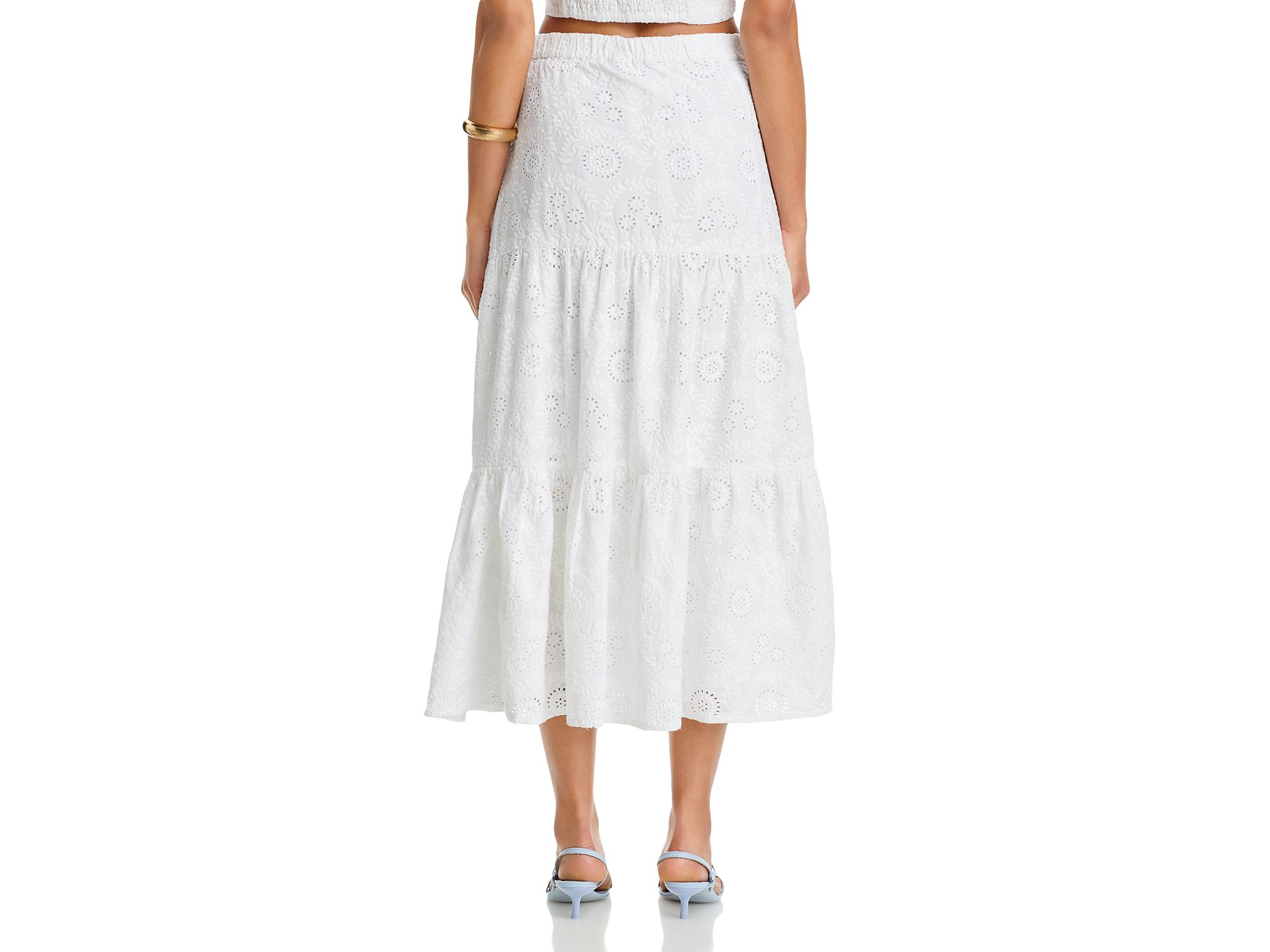 Svea Eyelet Cropped Top & Svea Eyelet Flared Skirt — Image 7