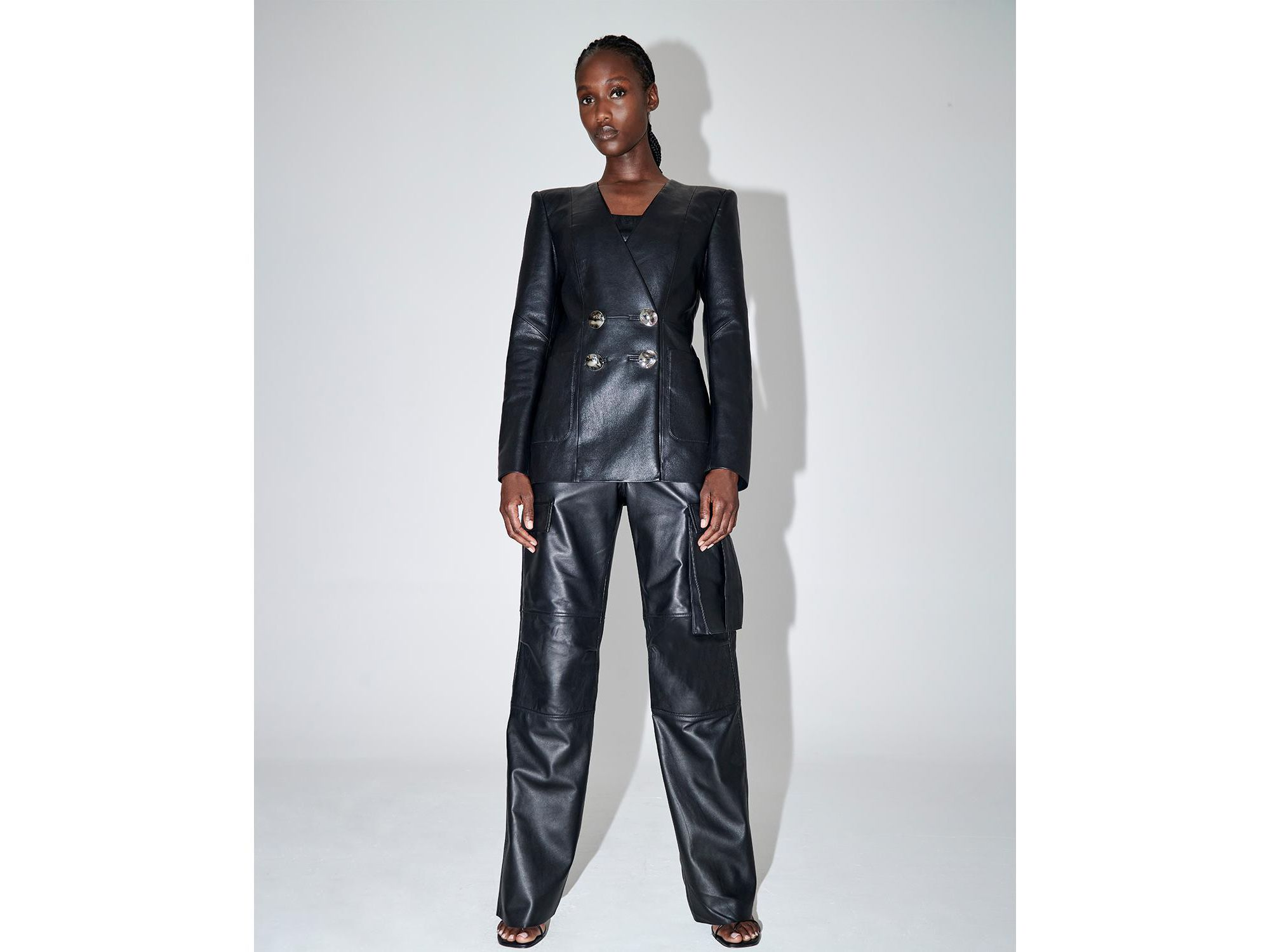 Claude Recycled Leather Blazer — Image 4