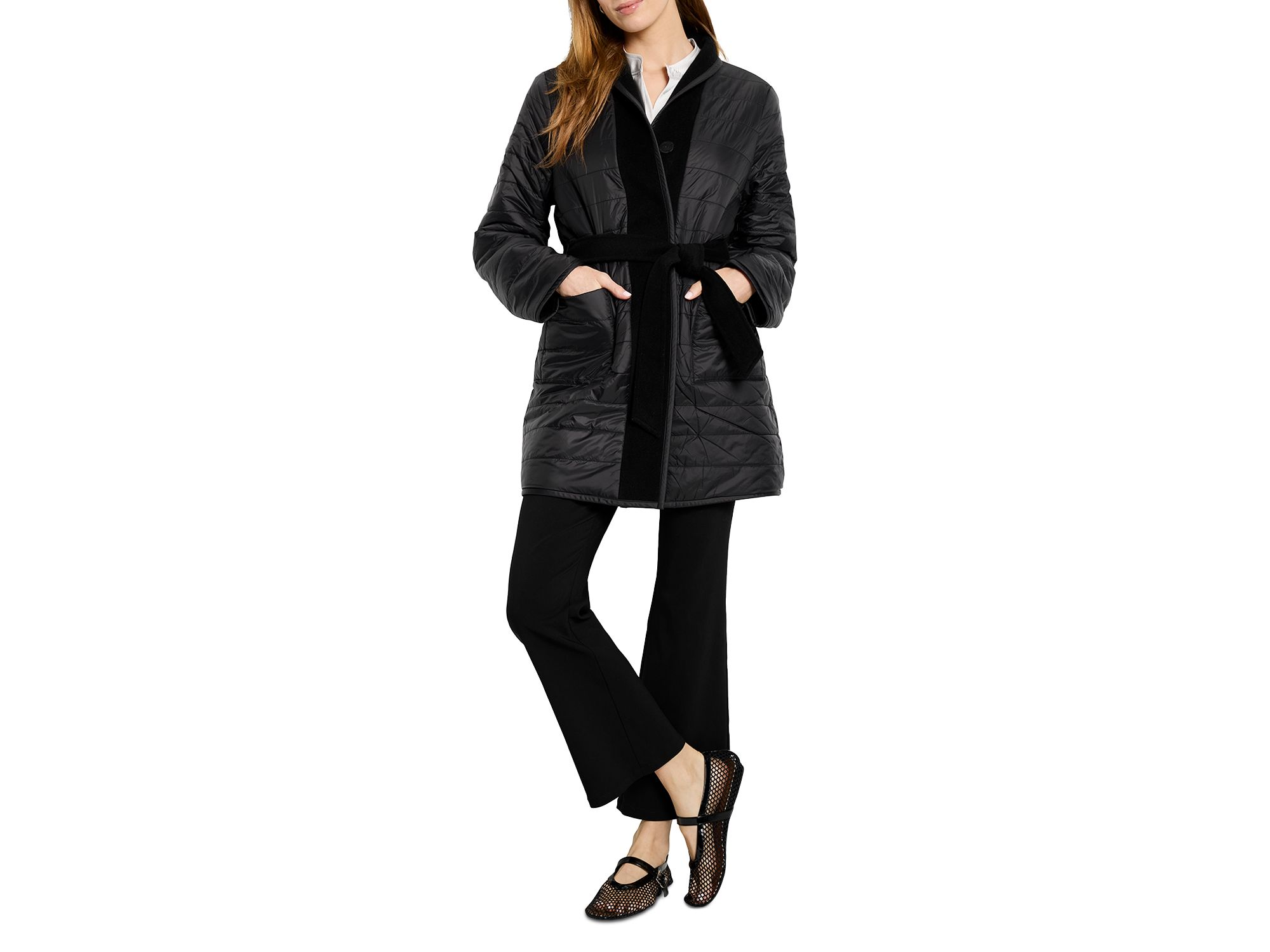 Reversible Quilted Coat — Image 6