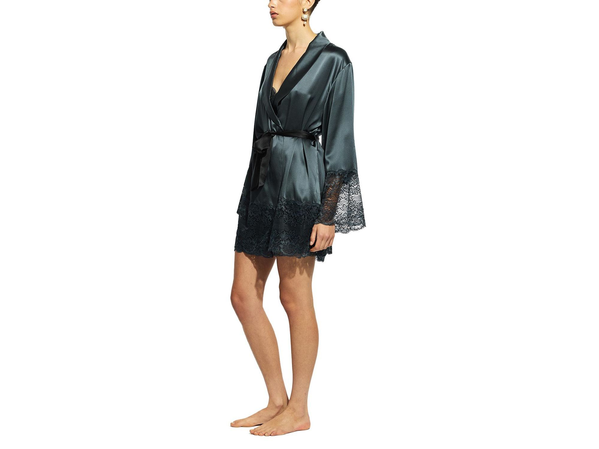 Silk Lace Robe — Image 3